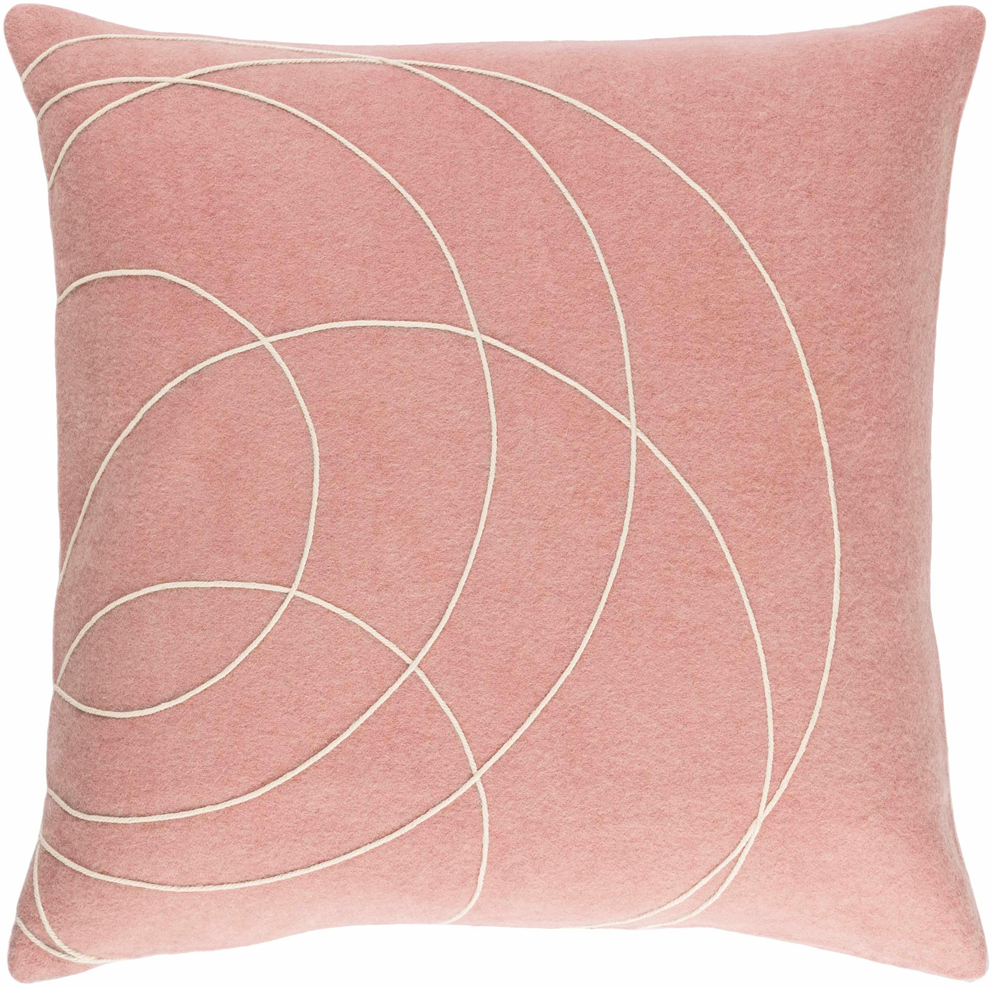 Glenorchy Blush Pink Swirl Accent Pillow - Clearance - PRHOMZ