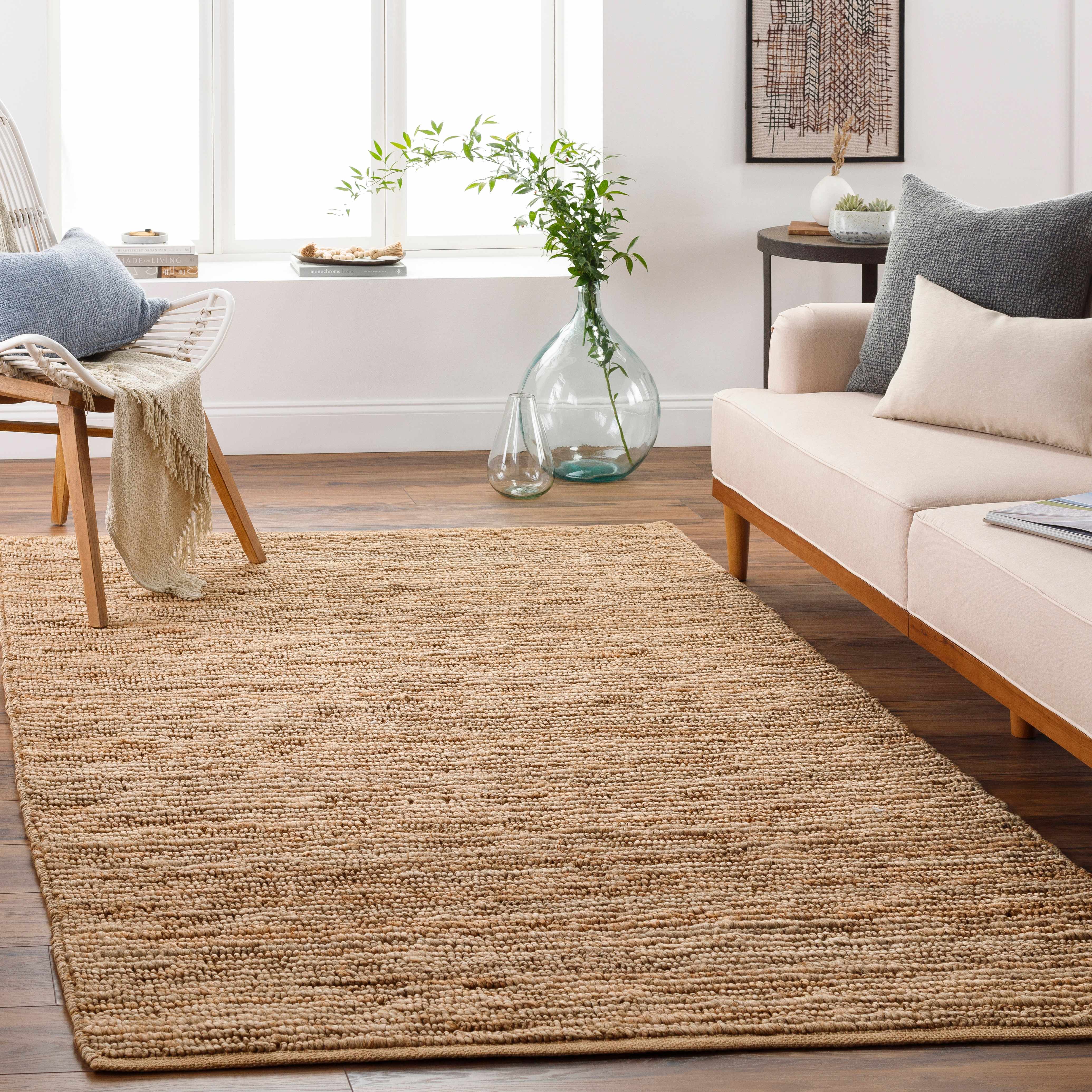 Glover Natural Braided Jute Carpet-0