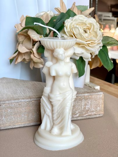 Goddess Trio Sculpture Candle-5