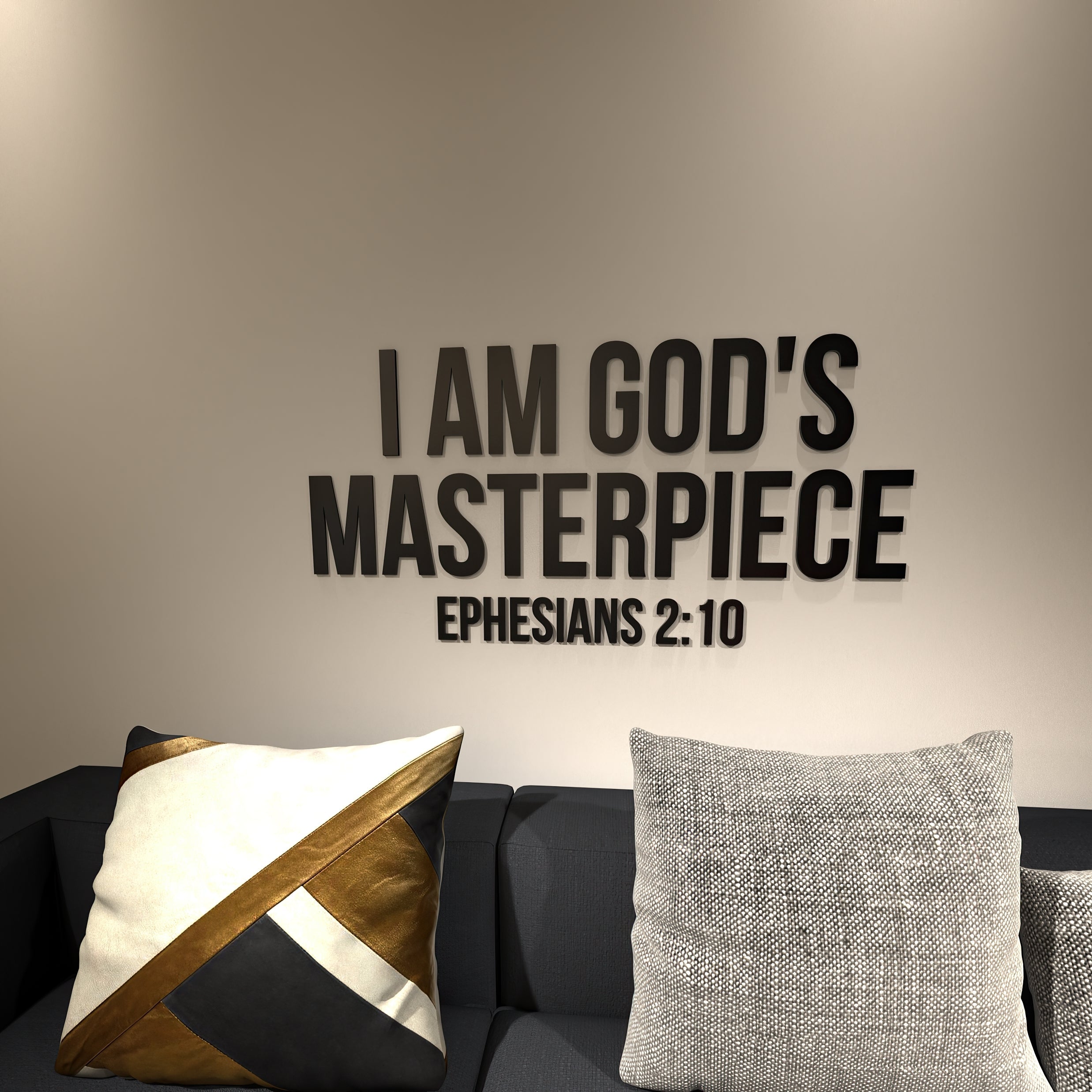 I am God's Masterpiece, Ephesians 2:10 3D Wall Decor-0