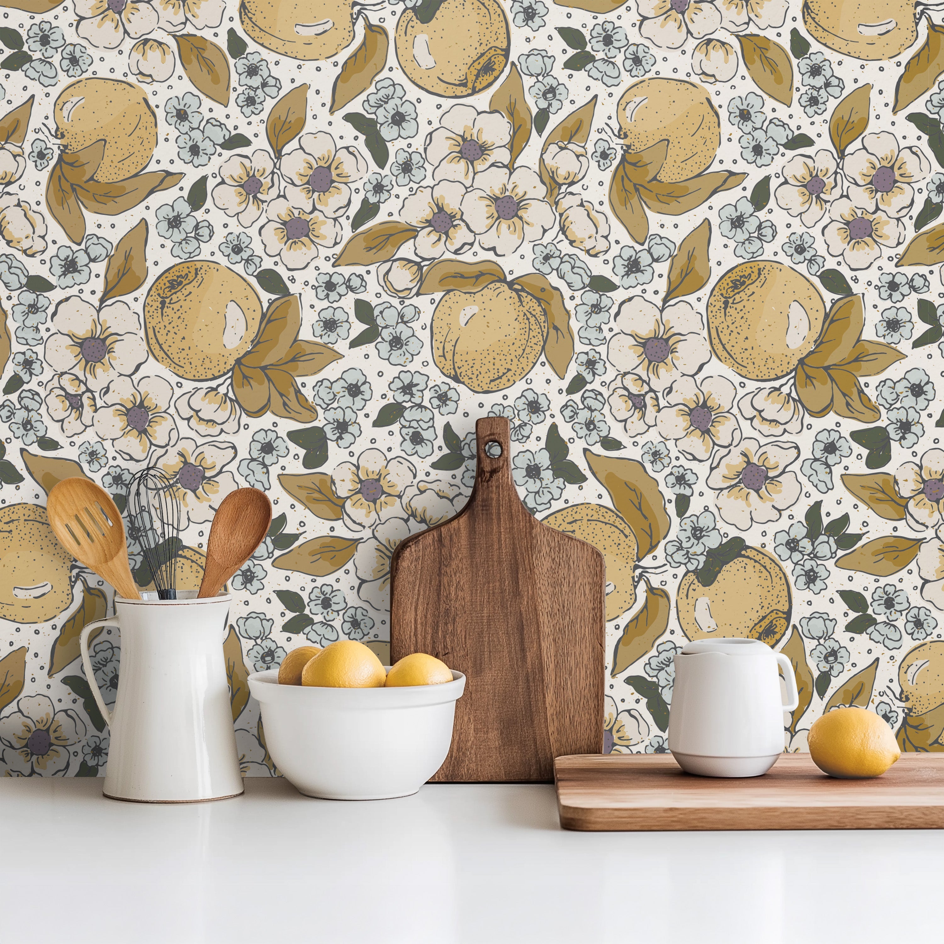 Idyllic Wallpaper by Arbor & Ash Studio