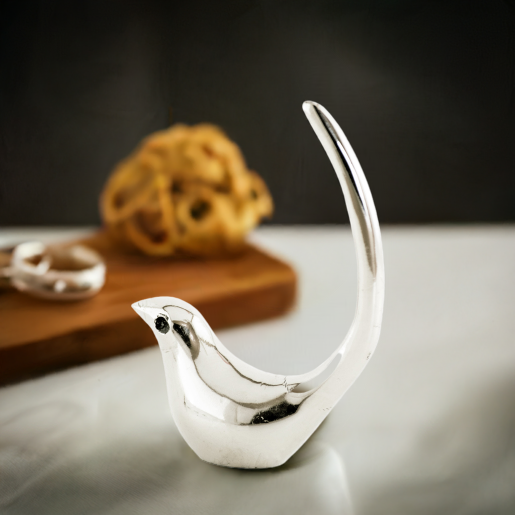 Silver Bird Ring Holder Jewelry -Jewelry Organizer