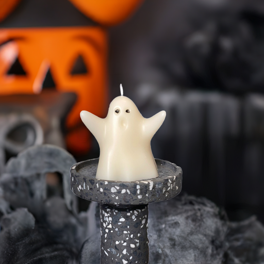 Cute Ghost Handmade Soy Wax Candle-0