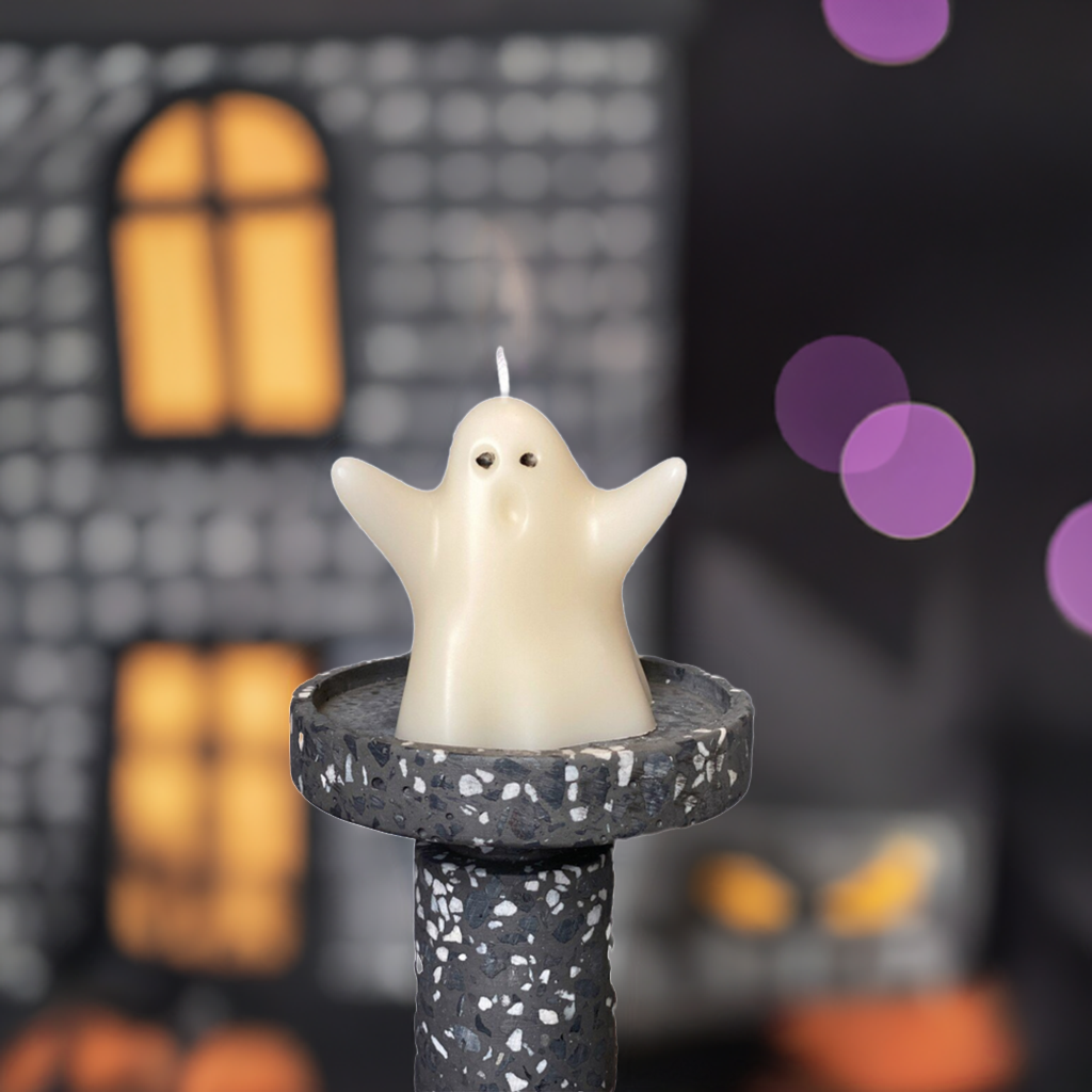 Cute Ghost Handmade Soy Wax Candle-1