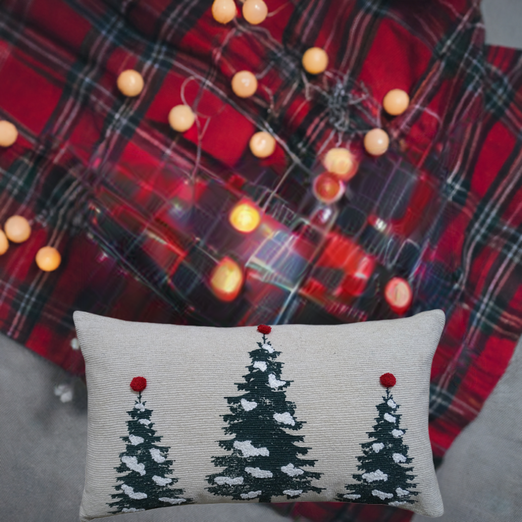 Christmas Throw Pillow for couch 14" x 24"