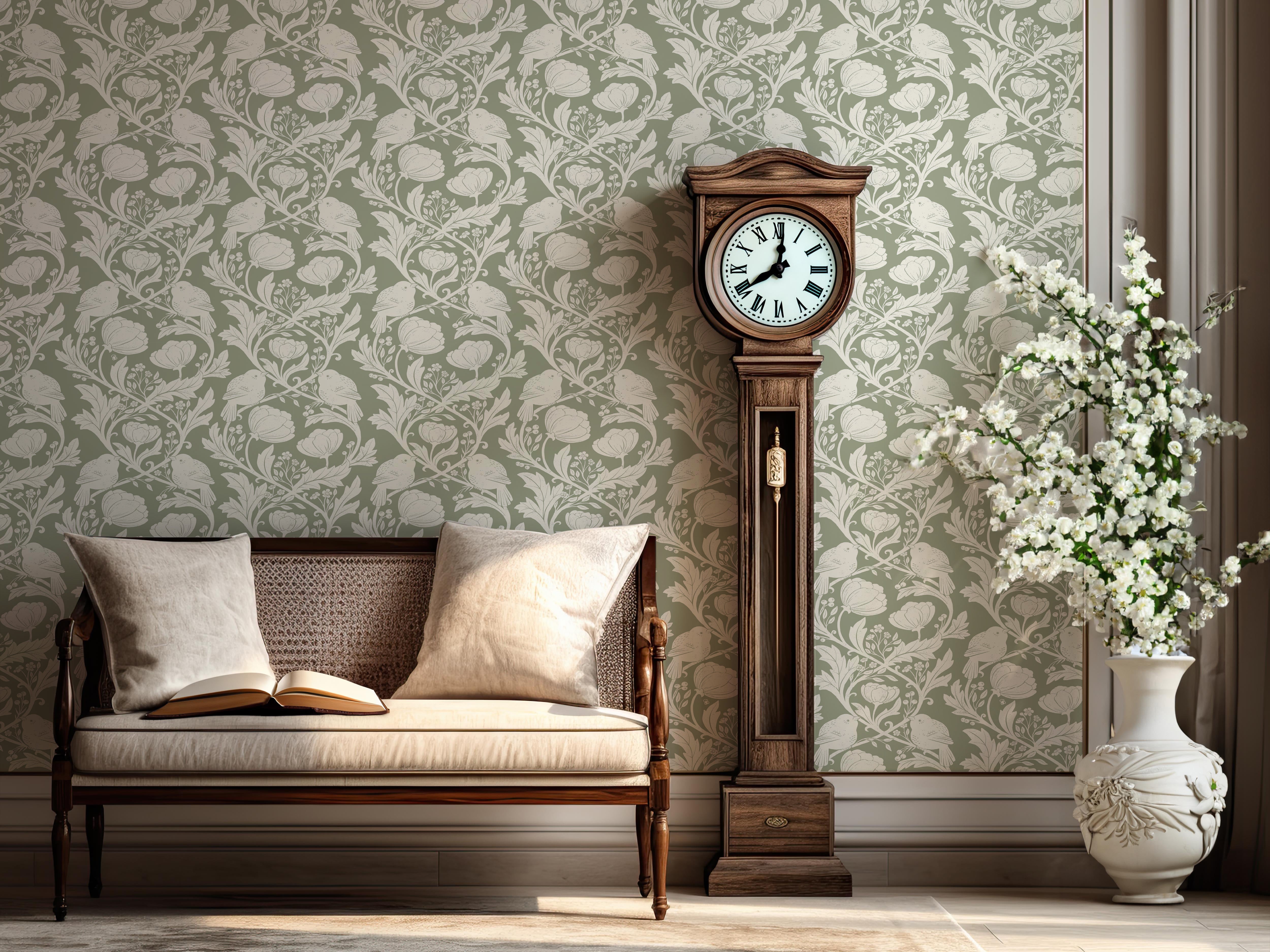 Willetta Wallpaper by Wirihana Design