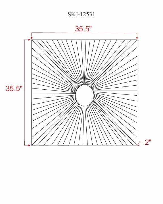 Garnet White Mosaic Starburst Wall Art-4