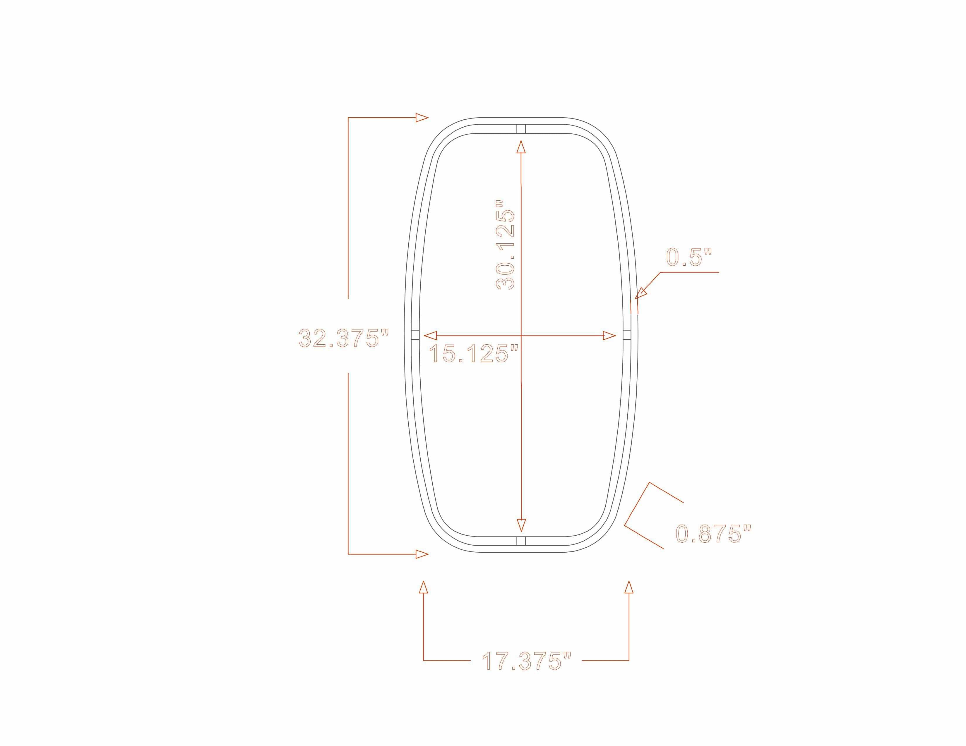 Gautampura Carved Metal Rectangular Mirror-1
