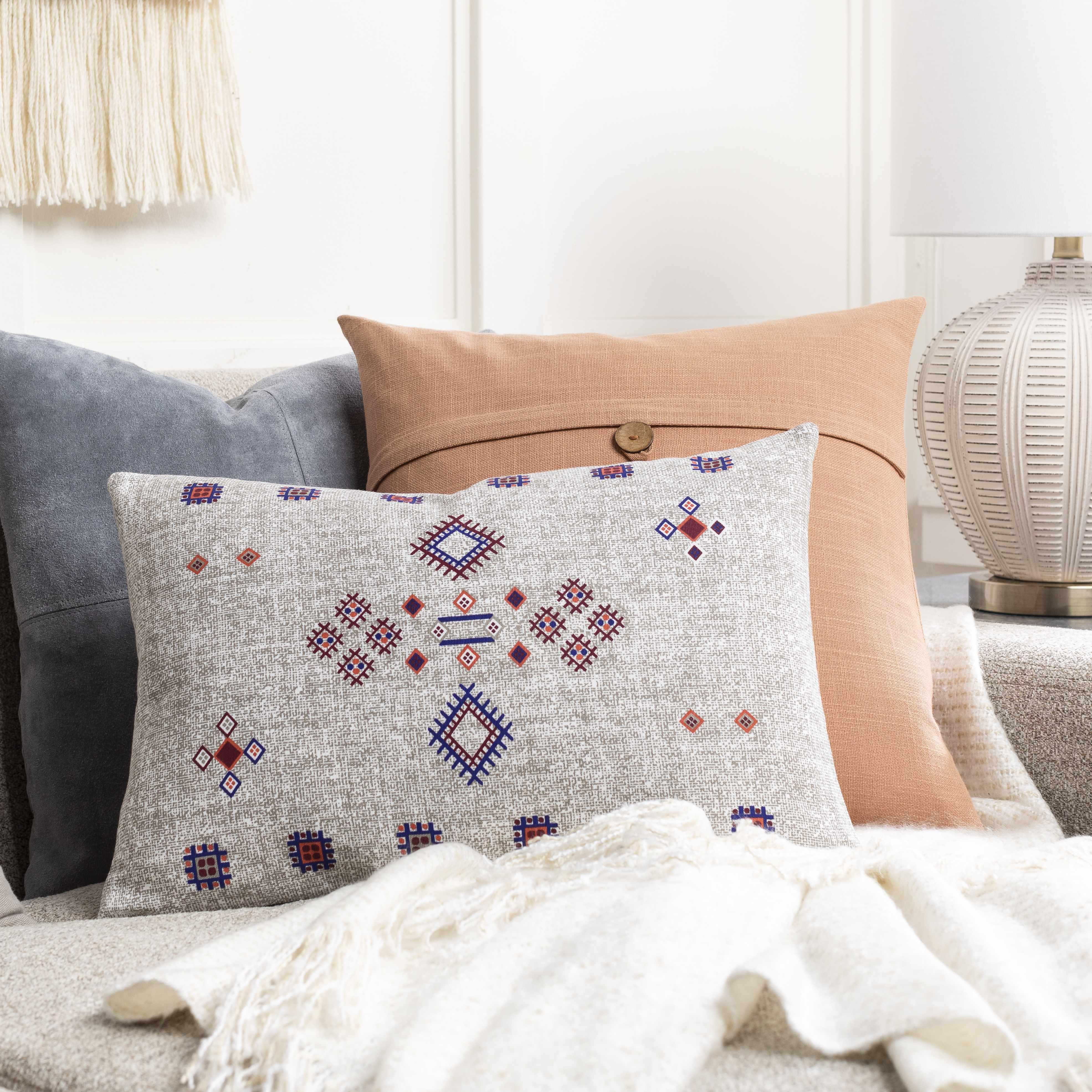 Guilsfield Geometric Tribal Lumbar Pillow - Clearance - PRHOMZ