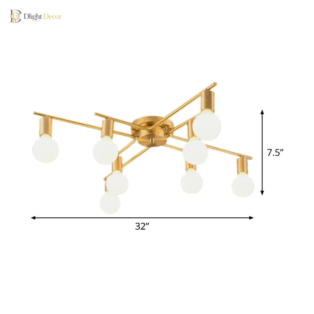 Hailey Flush Mount Light | Modern Interior Home Lighting