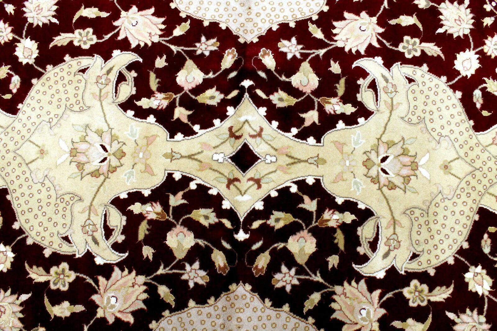 Hand-Knotted Pak-Ziegler Wool Rug – 8'7" x 11'7" – Traditional Design, Warm Earth Tones