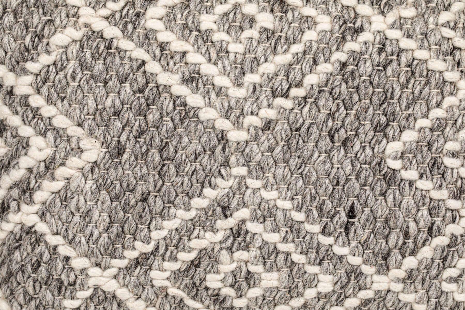 Handwoven Grey Diamond Pillow Covers