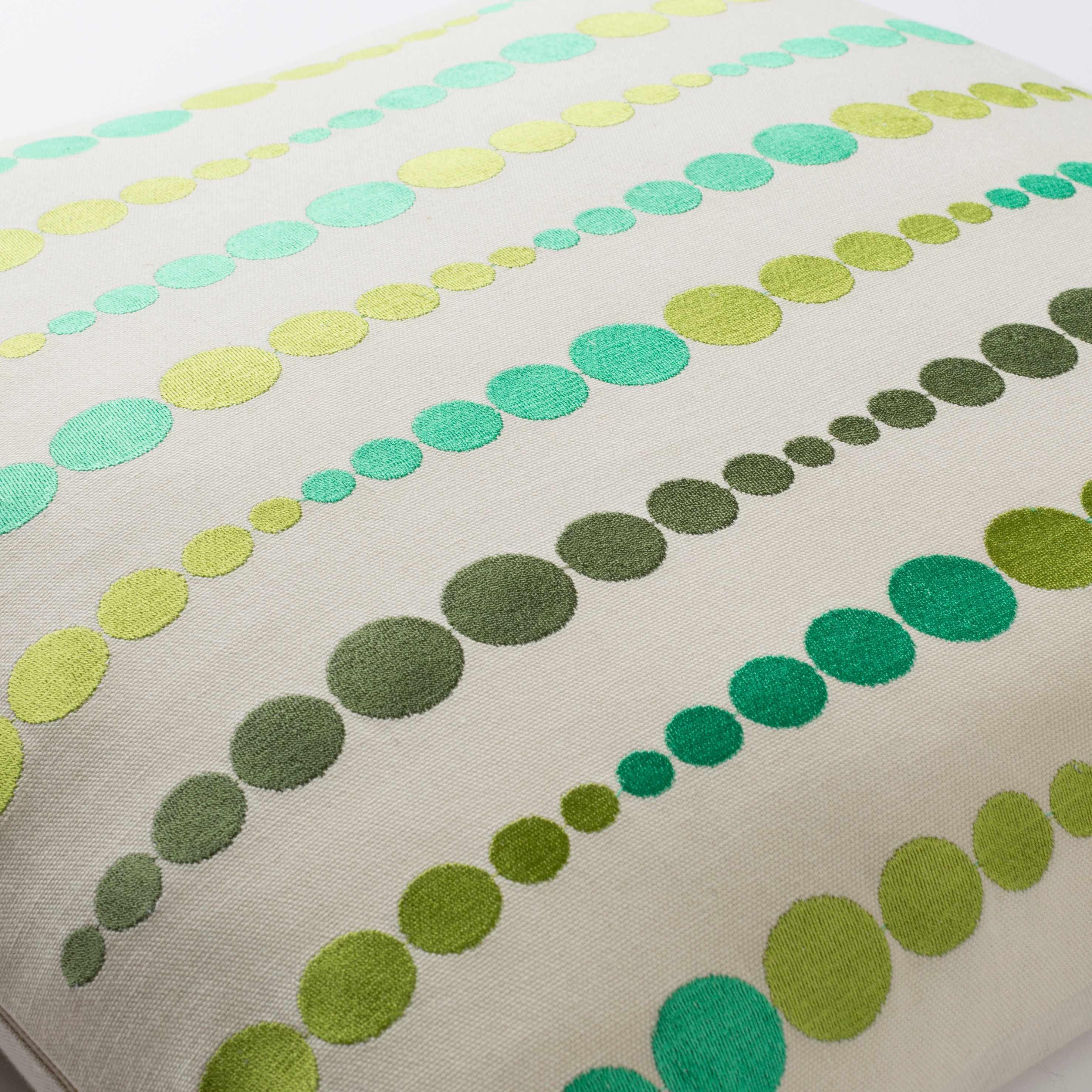 Hannington Green Dotted Accent Pillow - Clearance-1