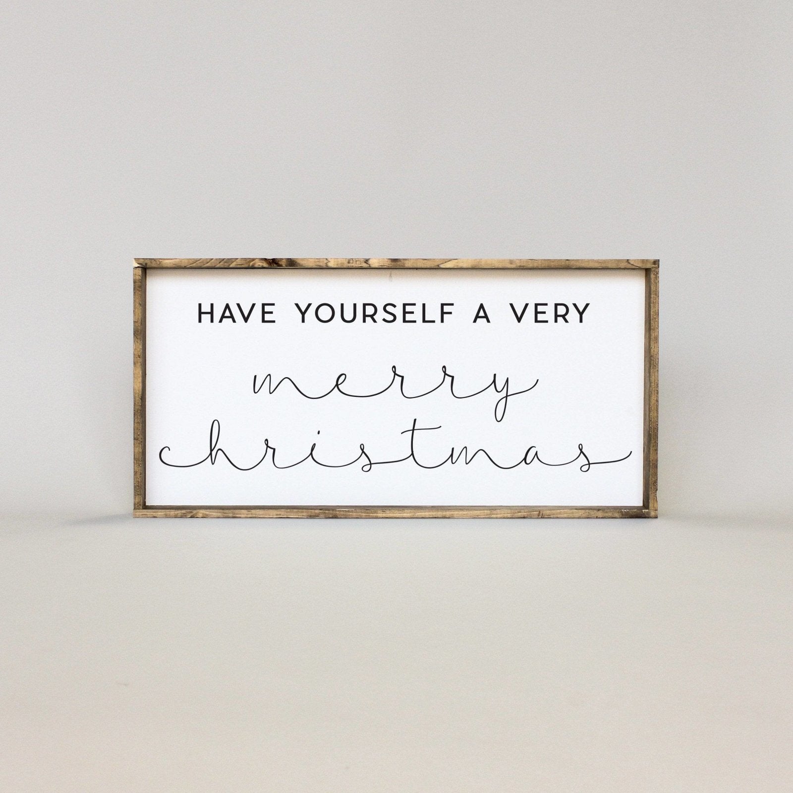 Have Yourself A Very Merry Christmas Wood Sign-3