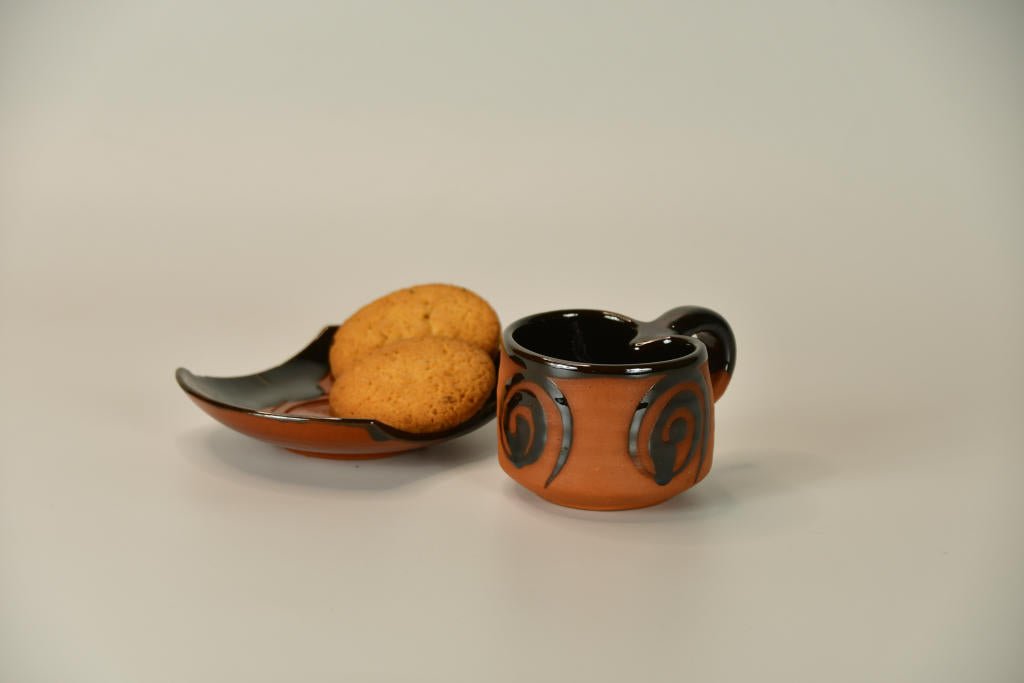 Terracotta Tea Cup Leaf-1