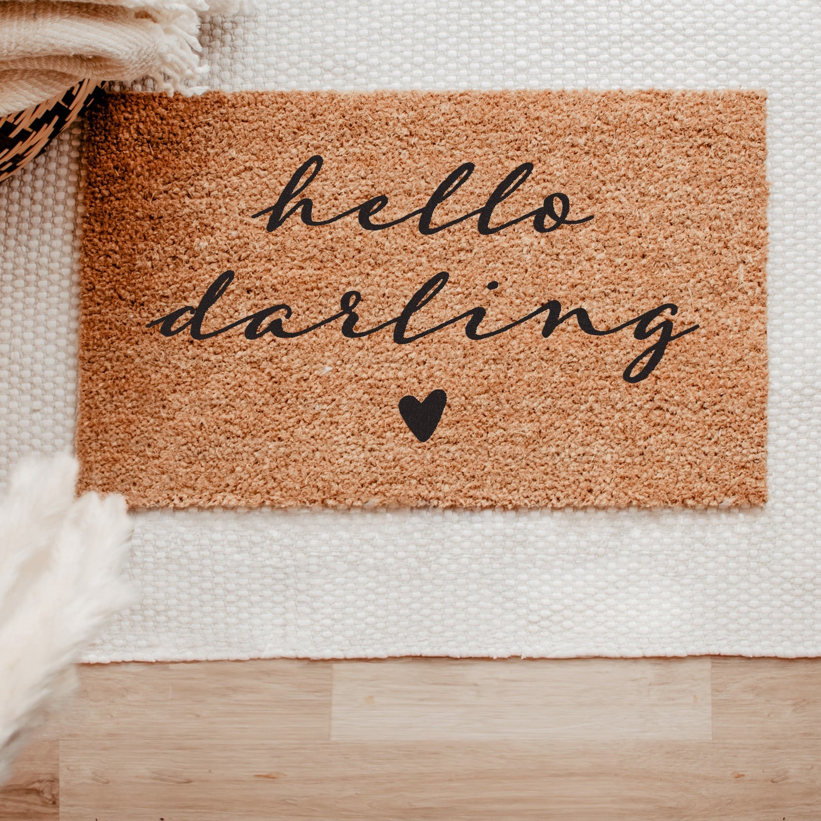 Coir Doormat- Hello Darling-0