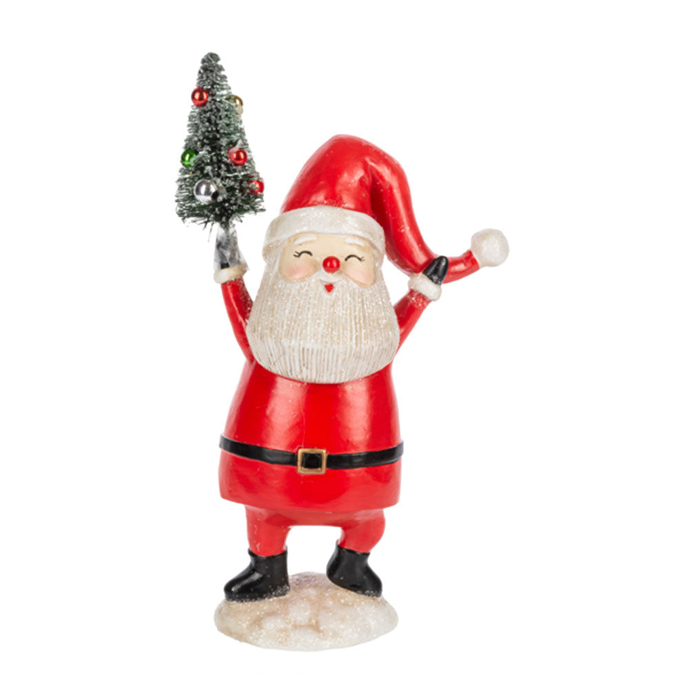 Holly Jolly Santa Figurines Set of 2-1