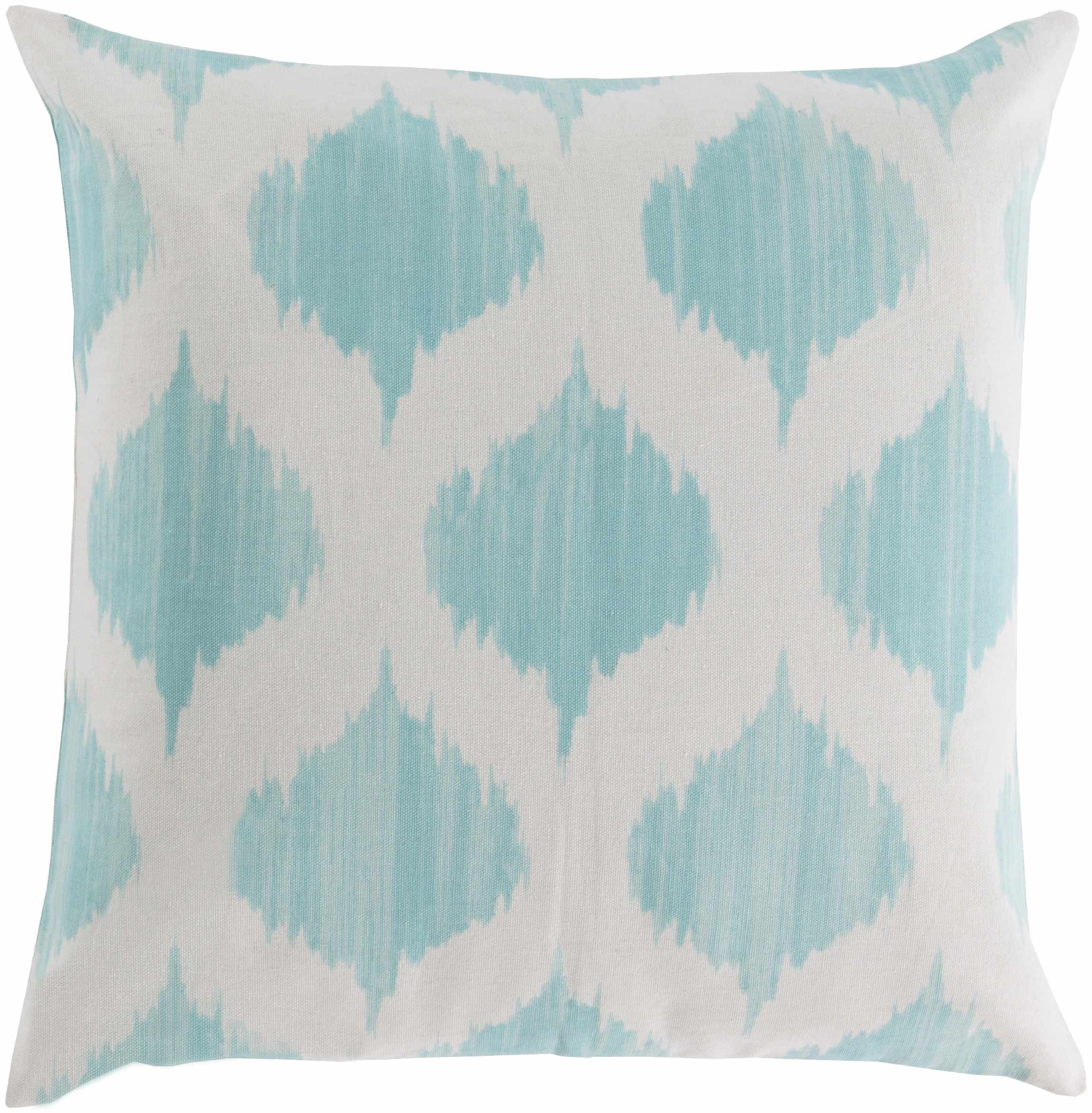 Bryant Ice Blue Ikat Throw Pillow - Clearance-0