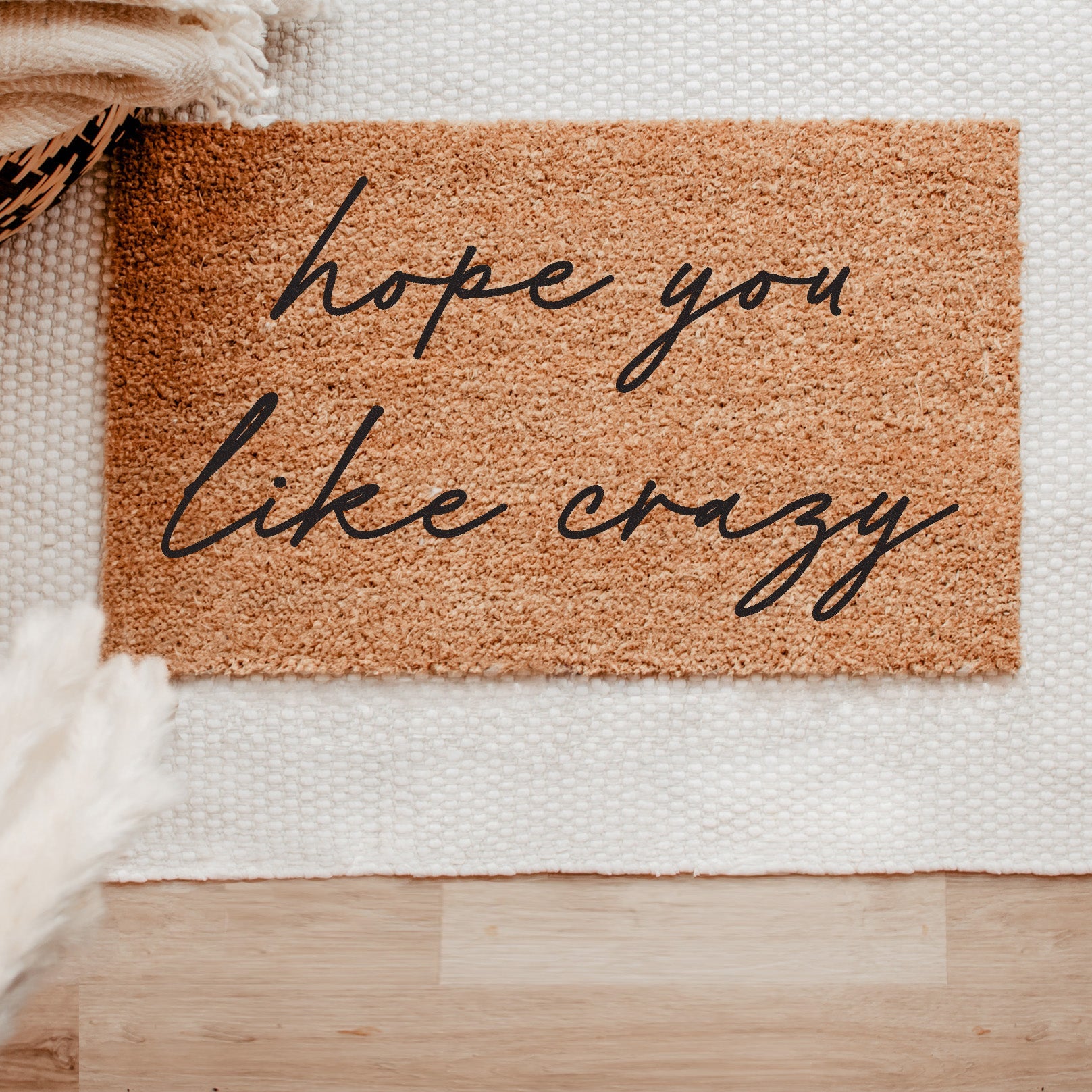 Coir Doormat- Hope You Like Crazy-0