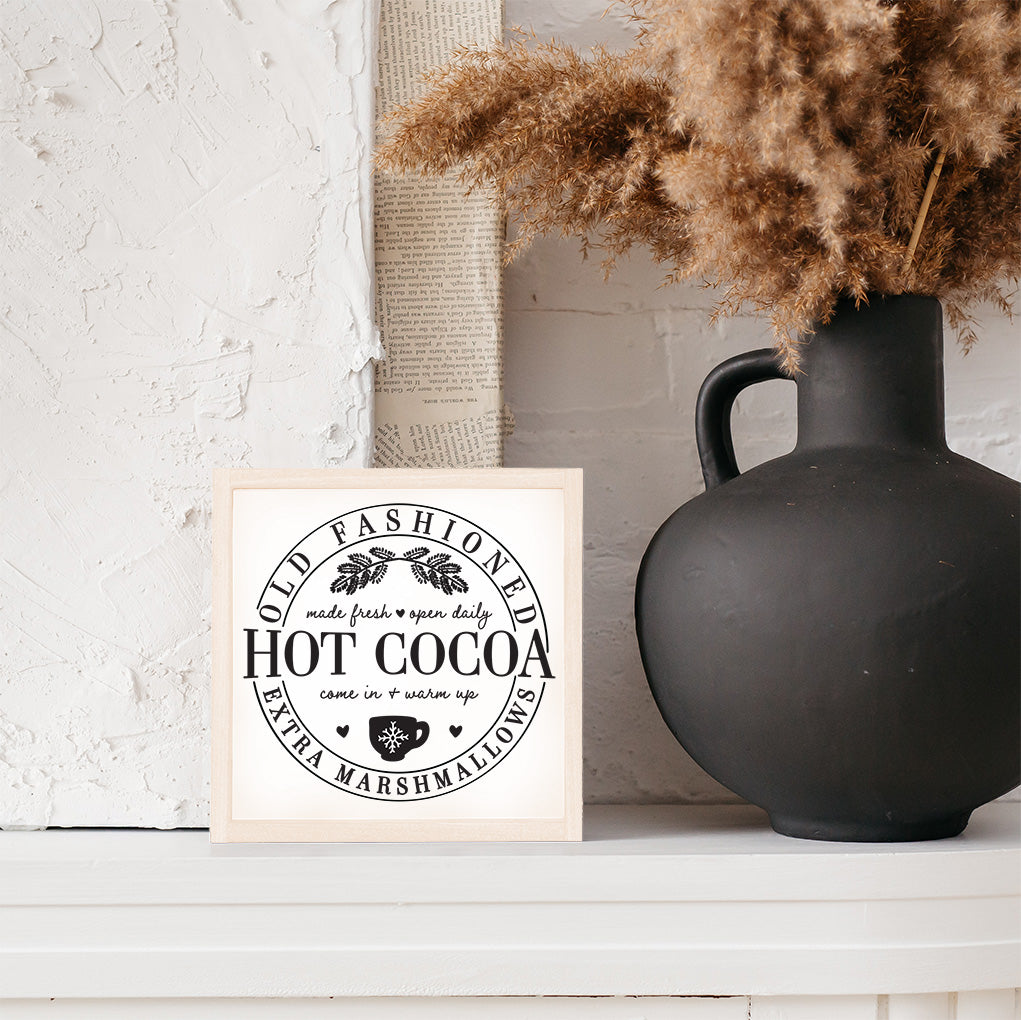 Hot Cocoa Wood Sign-3