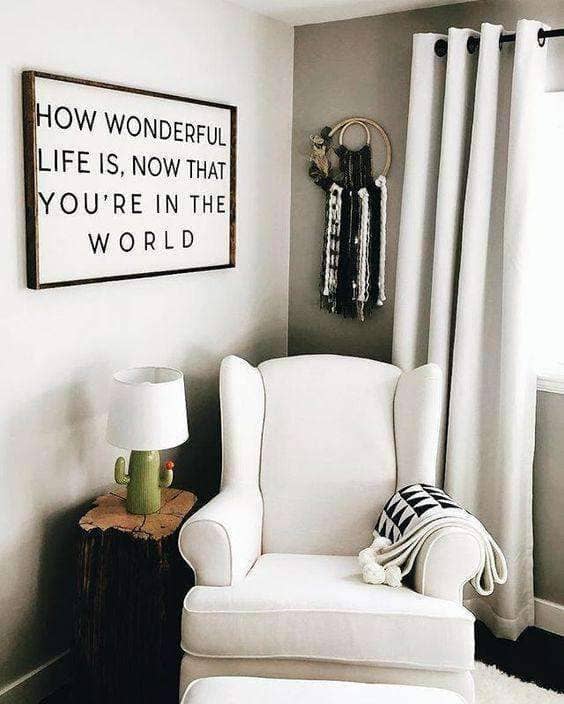 How Wonderful Life Is Now That You're in the World Wood Sign-1