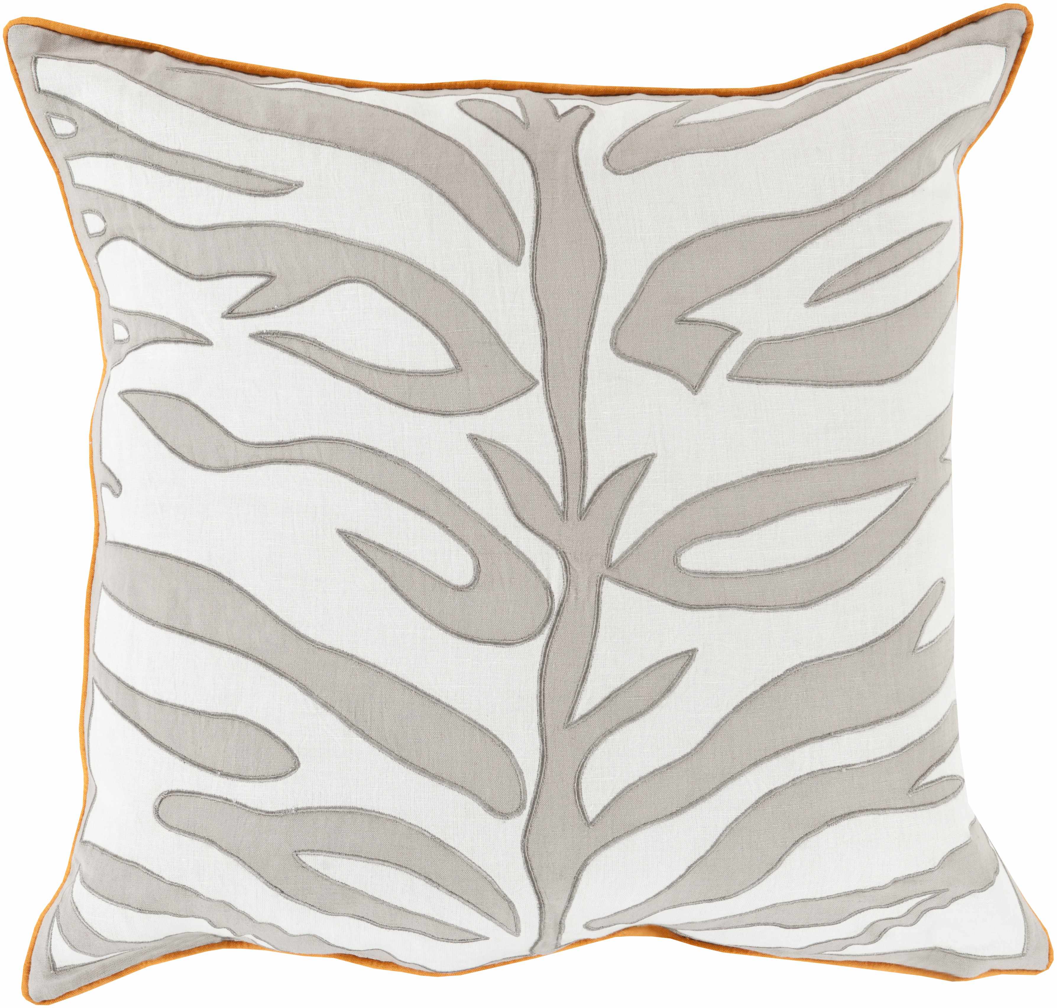 Hawkinge Gray Zebra Pattern Throw Pillow - Clearance-0