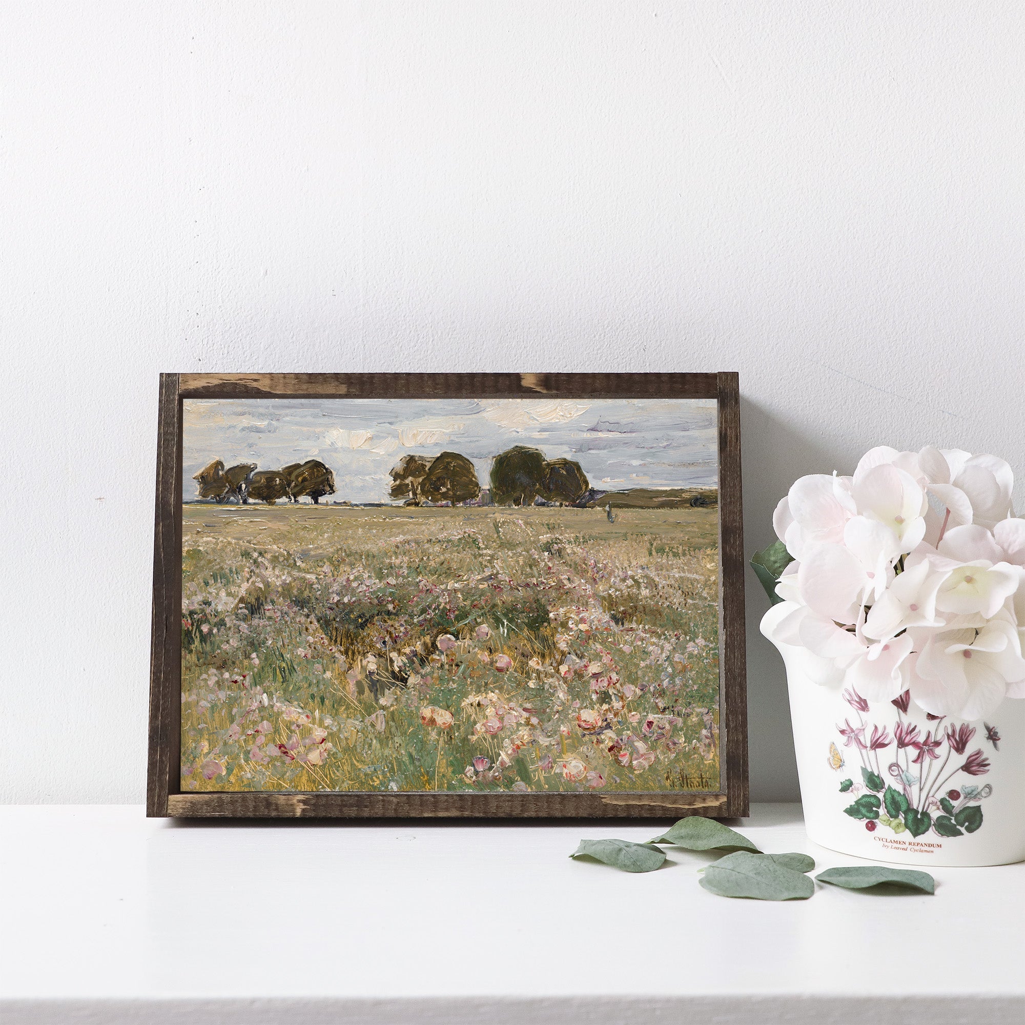 Vintage Print Framed |Spring Meadow A79-0