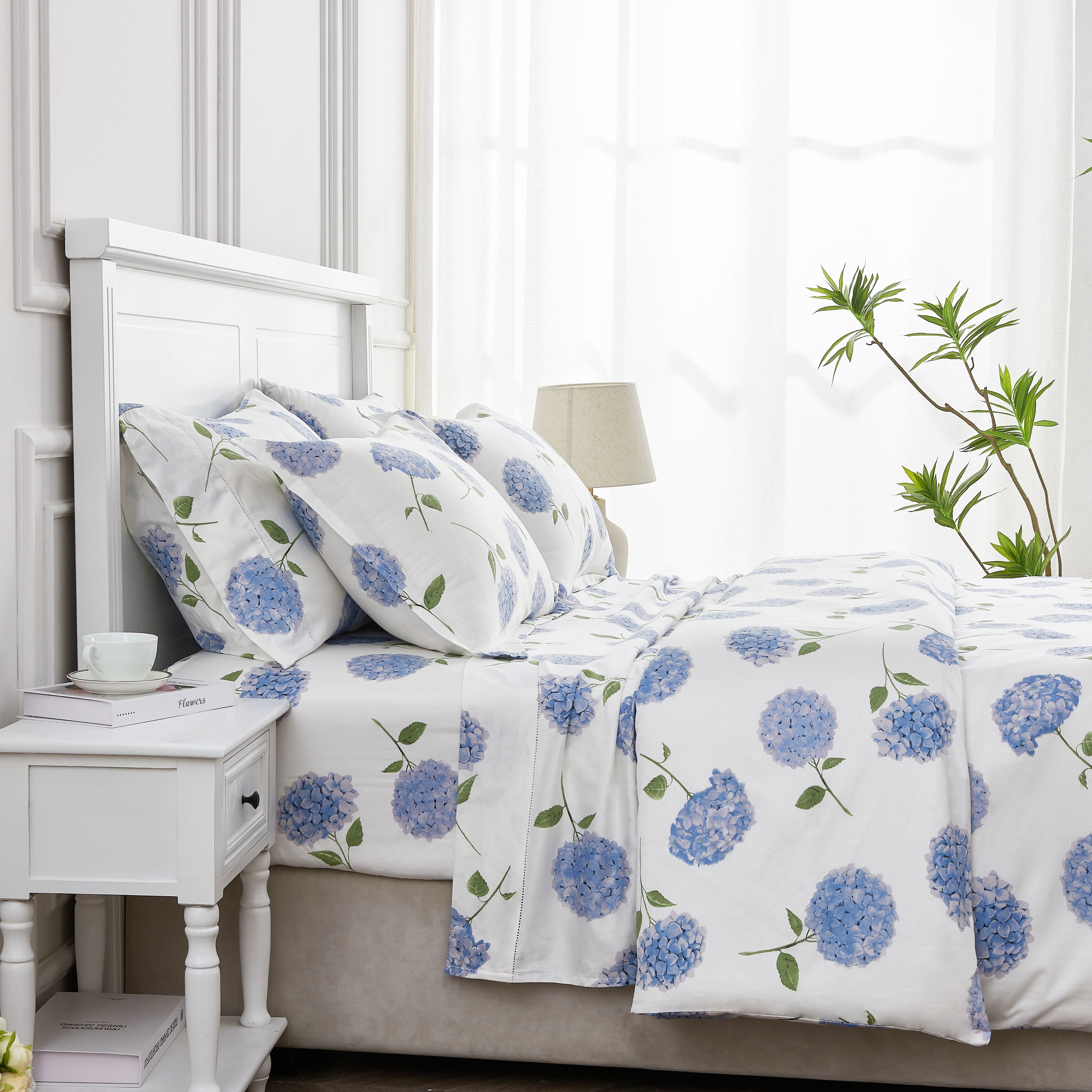 Hydrangea Printed Sheet Set
