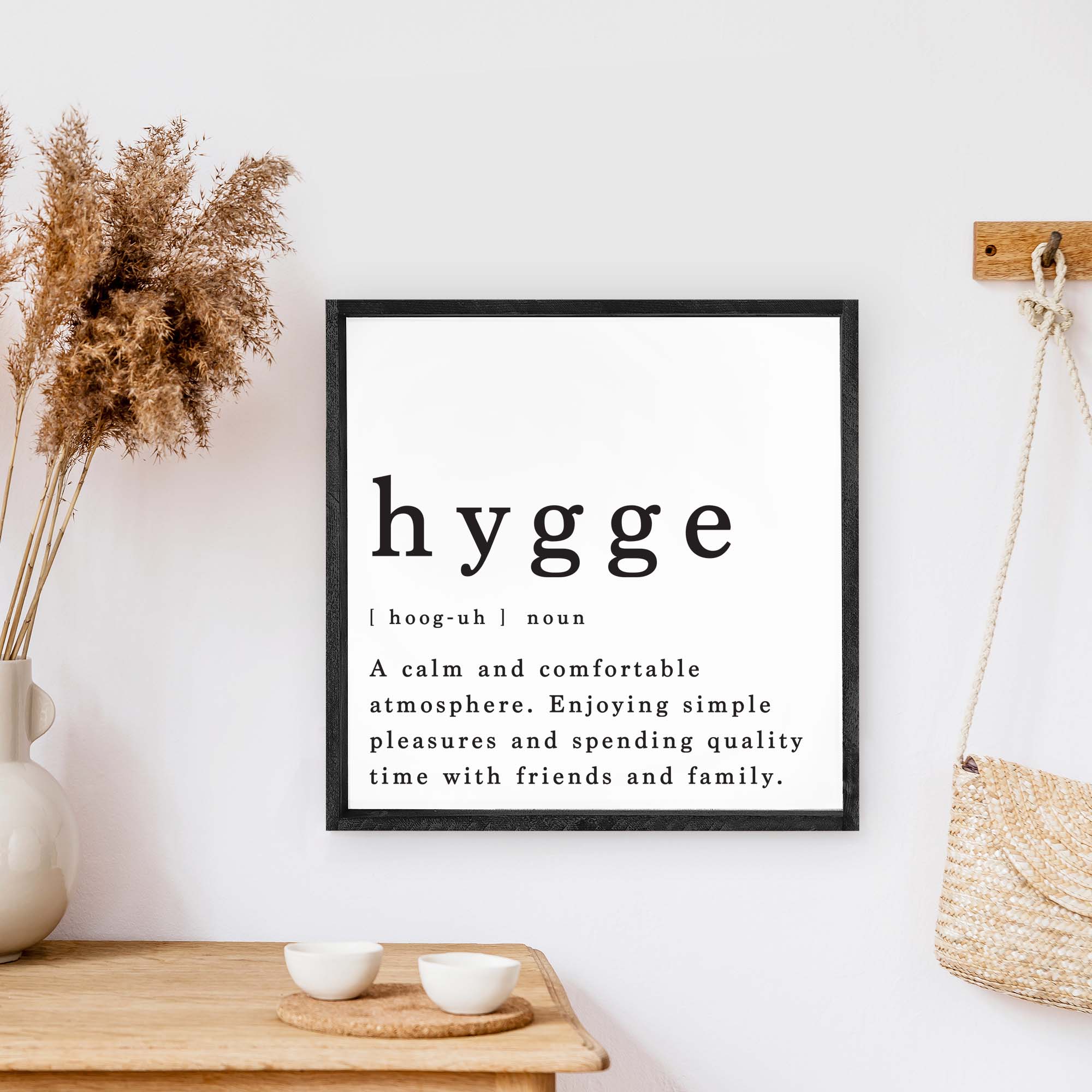 Hygge Definition Wood Sign-6