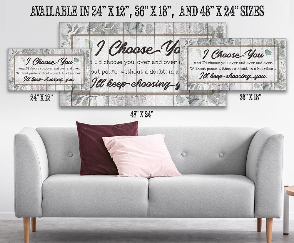 I Choose You - Canvas