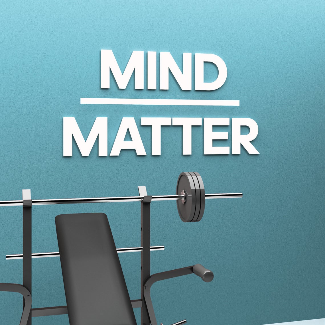 Mind Matter - 3D Gym Decor-0