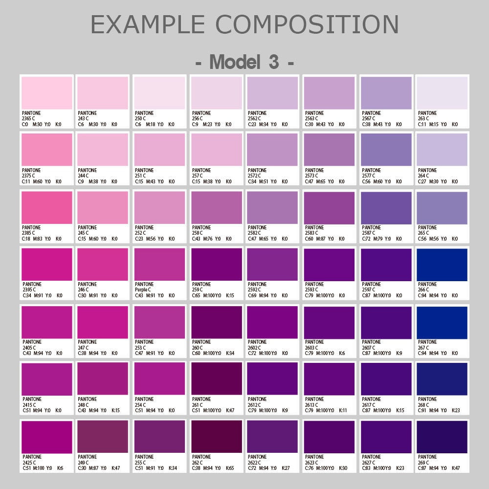 Pantone Purple, Stair Stickers, Carrelage Adhésif, Stair Decals, Stair Riser, Fliesenaufkleber, Tile Decal, Tile, Pack of 56 - SKU:PANT3-3