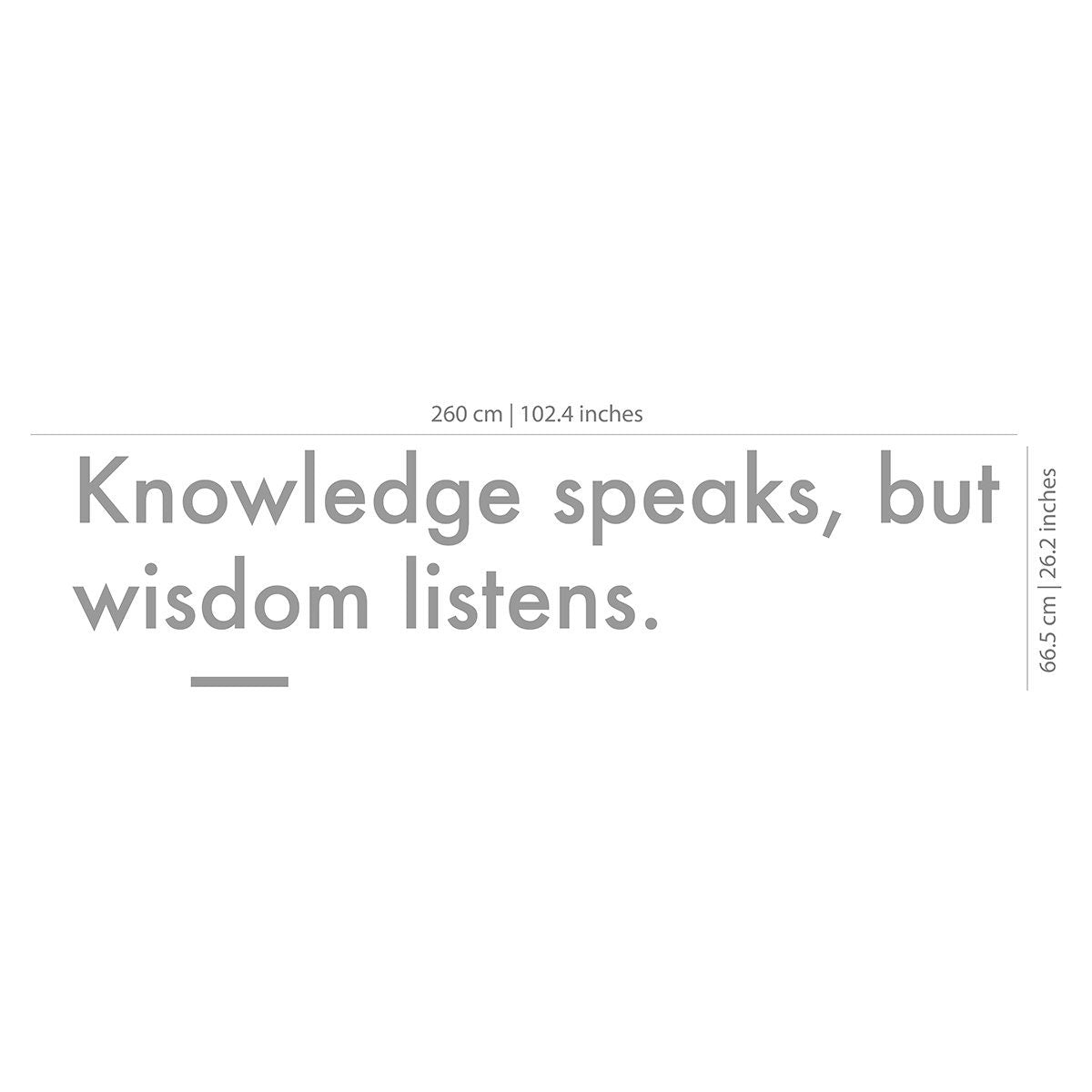 Wisdom Listens, 3D Wall Art, Office Decor, Office Wall Art, Meeting Room, Office Art, Wall Decor, 3D, Office Quotes, Quotes - SKU:KSWL-1