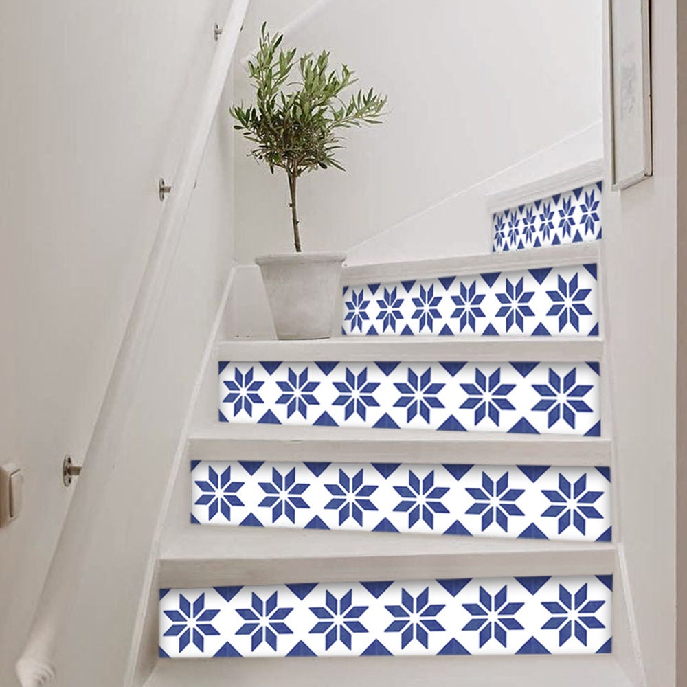 Carrelage Adhésif, Tile Stickers, Stair Stickers, Stickers Escalier, Tile Decal, Mosaic Wall Art, Fliesenaufkleber, Pack of 24 - SKU:ITTIL-1