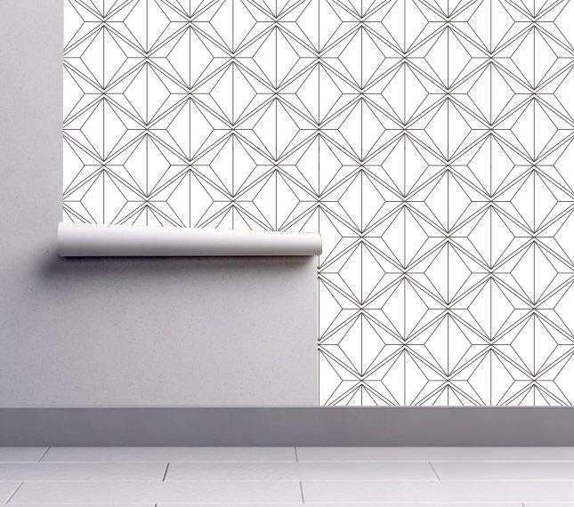 Décor scandinave , wallpaper, papier peint nordique  - SKU:SCWP-3