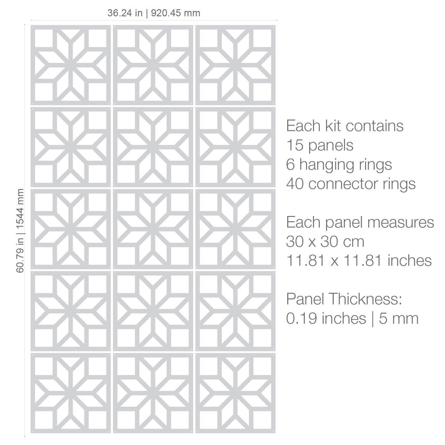 Room dividers  - SKU:MO58-3