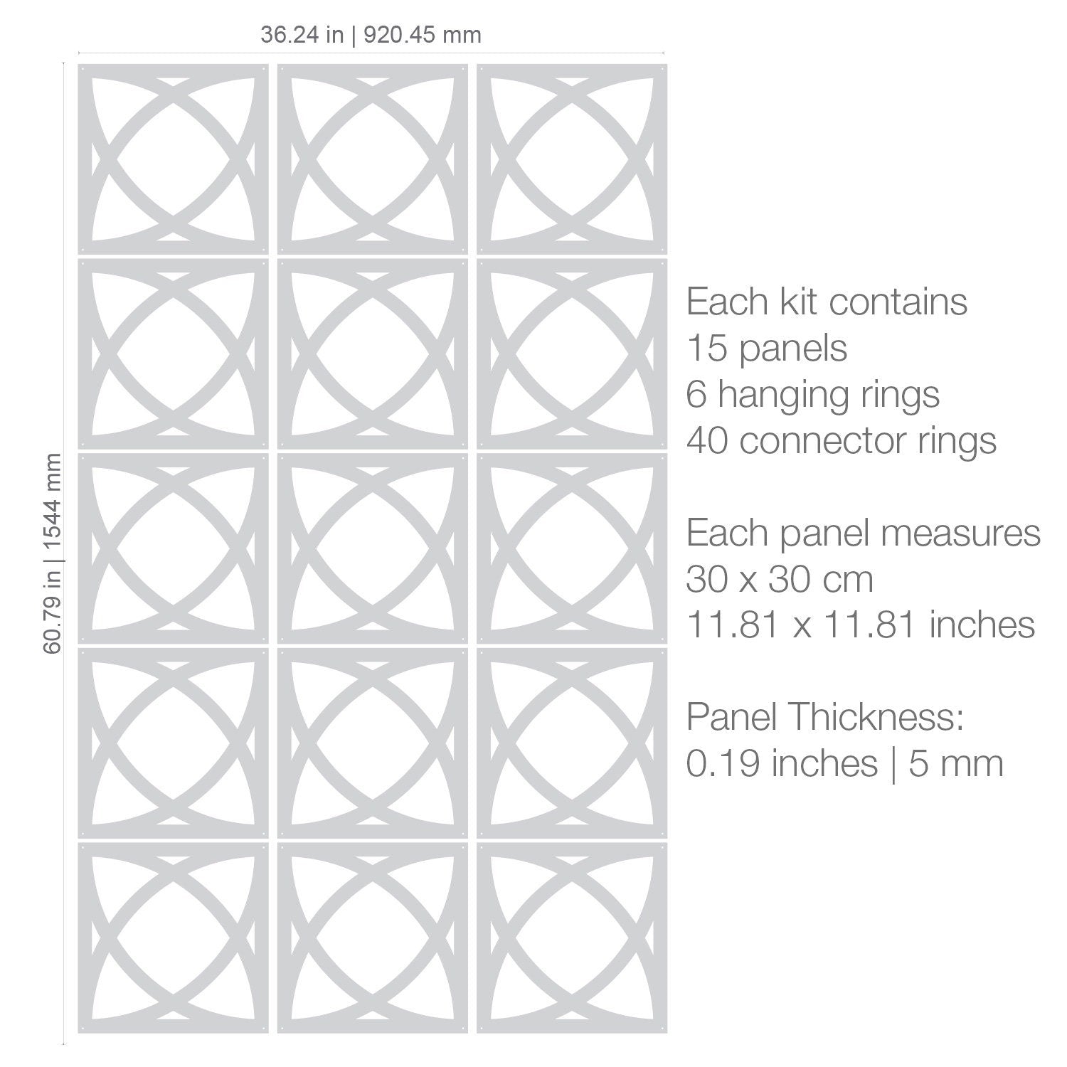 Divider Screen , Divider Wall  - SKU:MO56-3