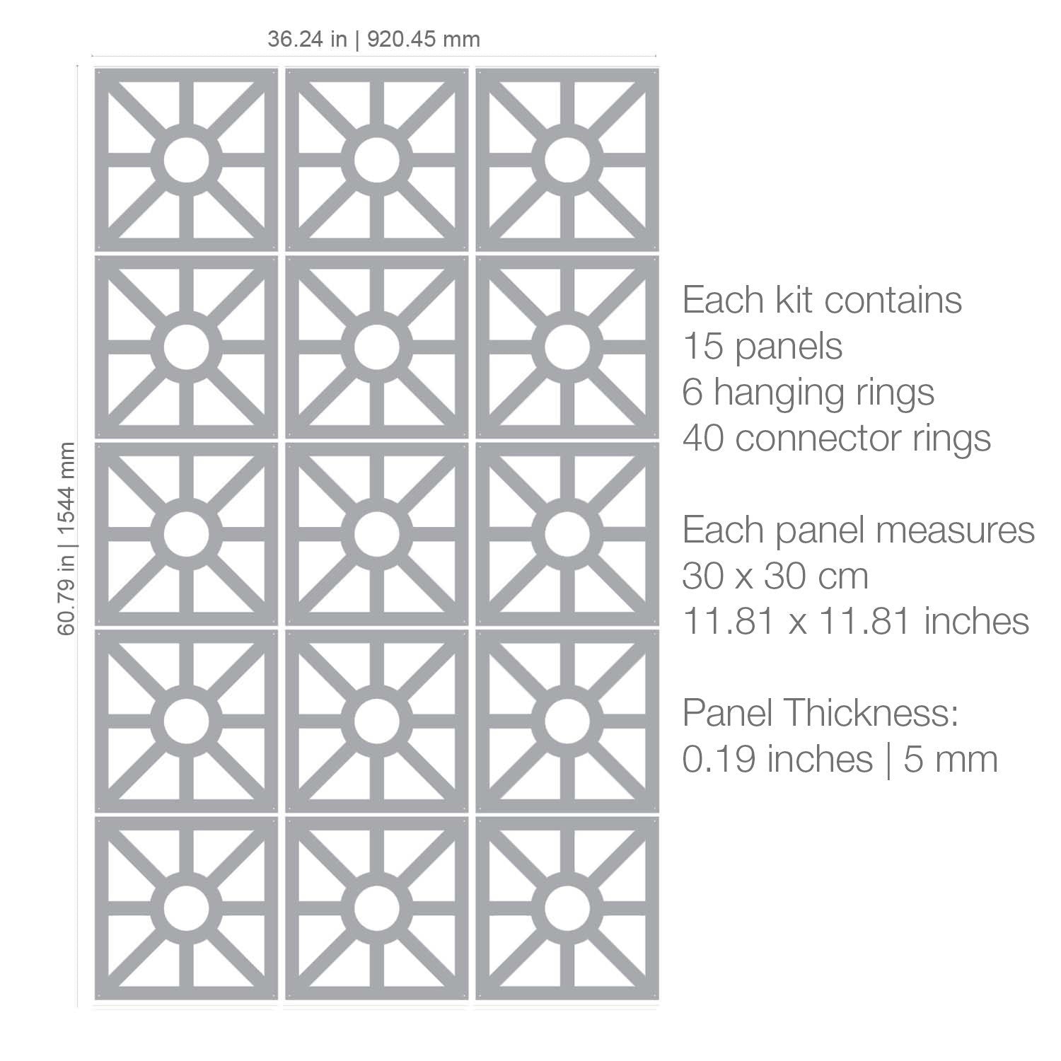 Room Divider, Wall Hanging Room Screen Divider, Wall Hanging Room, Modular Wall Panels Screen, SKU:MO55-3