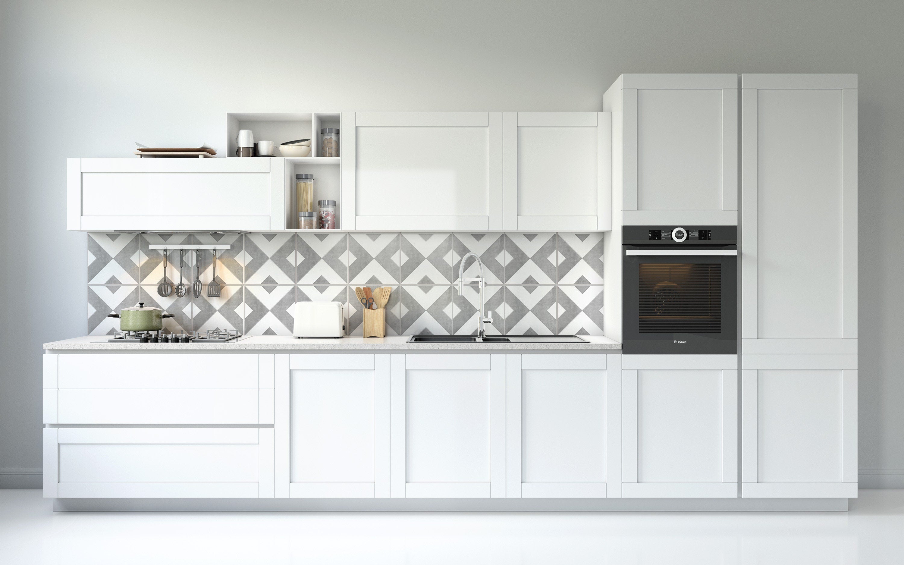 Crédence Adhésive, Kitchen Backsplash, Backsplash Decals, Roll Tile Stickers, DIY Vinyl Renters, SKU:RT15-0