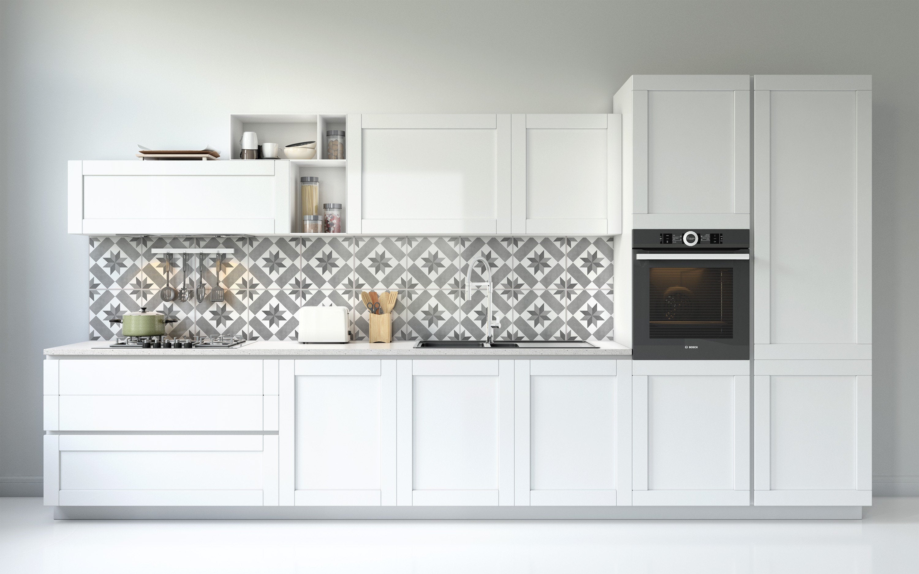 Decorazione della Cucina, Dunkirk, Kitchen Backsplash, Kitchen Tile, Roll Tile Stickers, Splashback, SKU:RT19-0