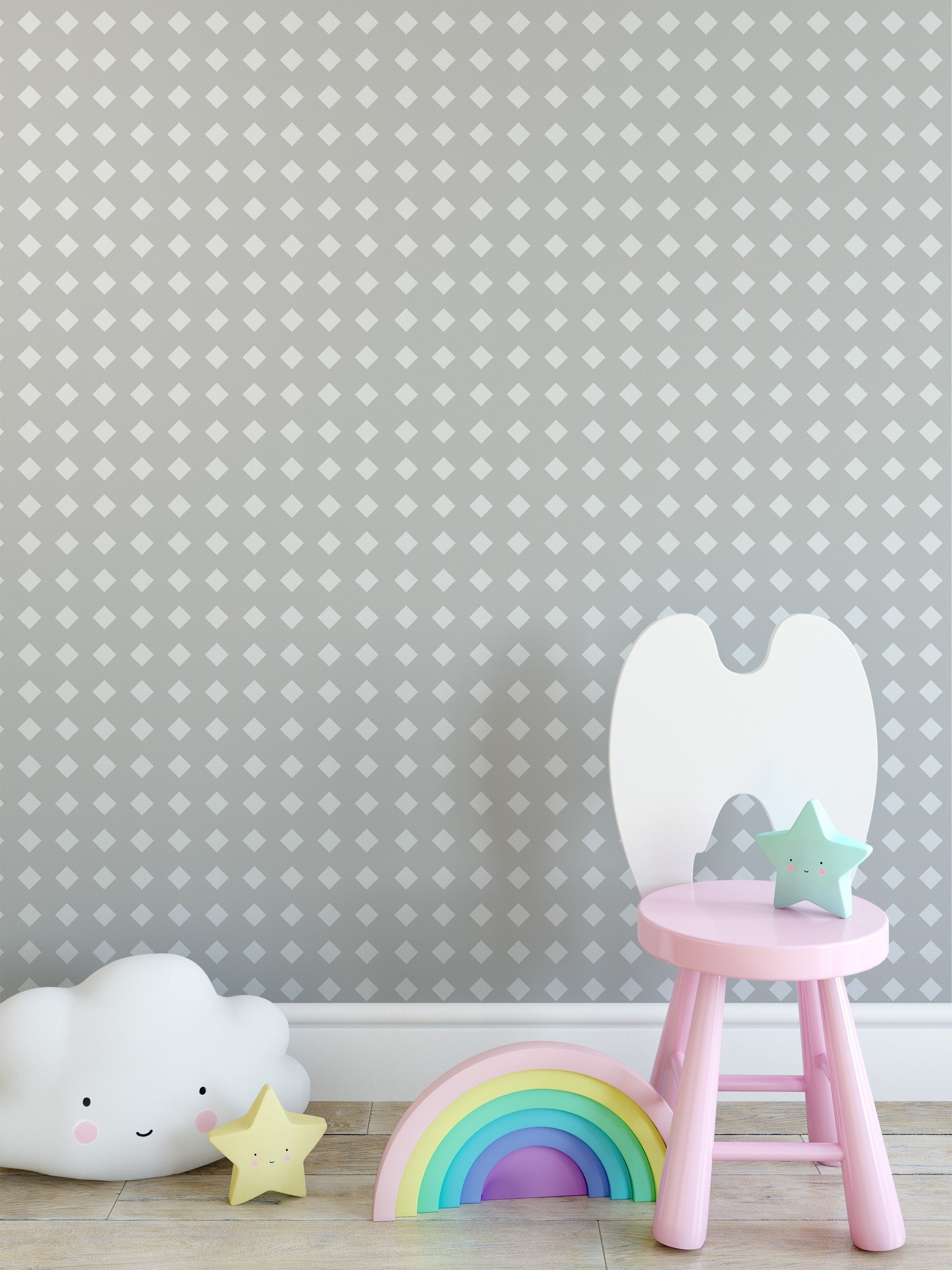 Scandinavian style removable wallpaper available in self adhesive wallpaper - SKU:WRLG02-1