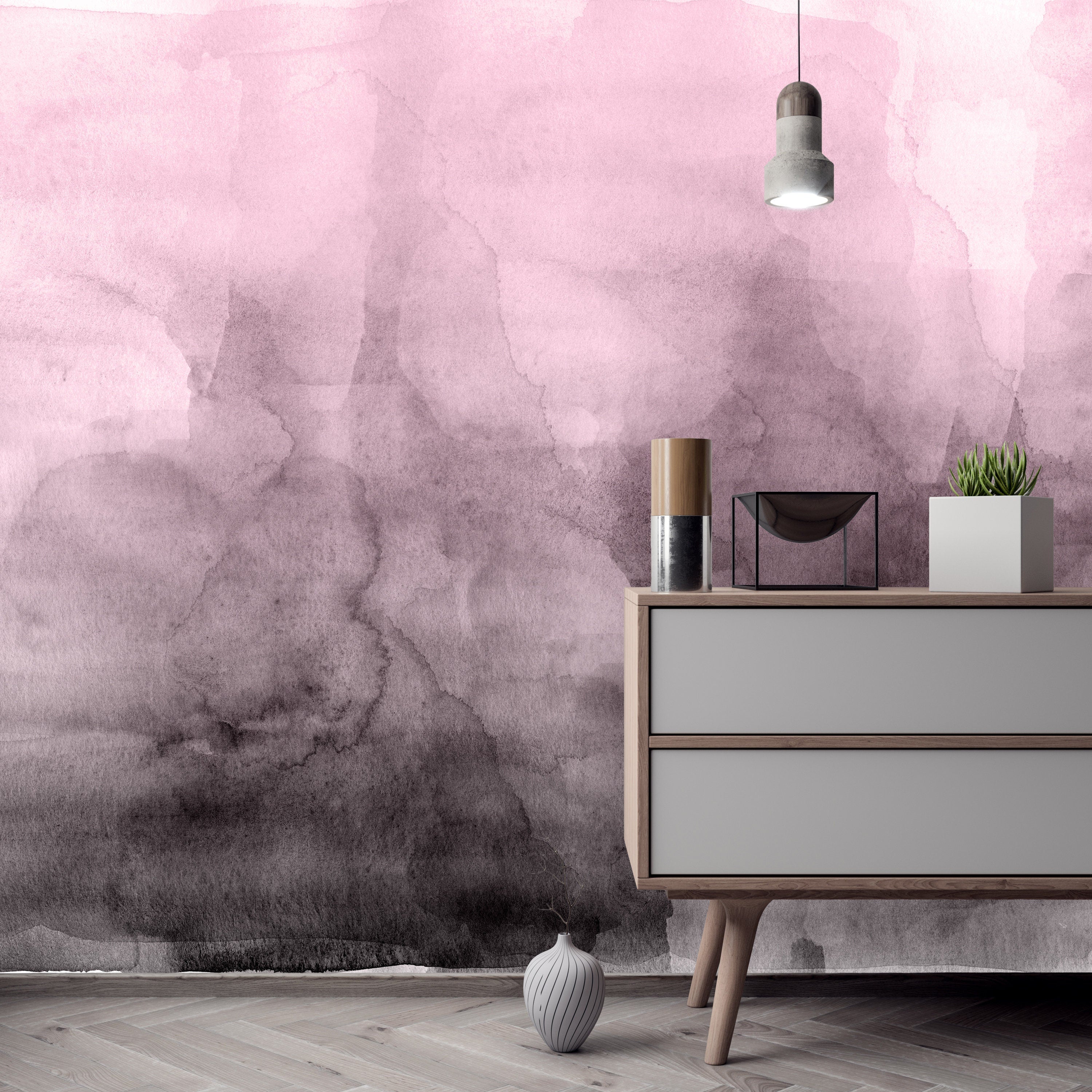 Pink, Quartz, Ombre, Wallpaper, Luxury, Removable, Peel and stick, Self adhesive, Temporary, Wall Mural, Fabric - SKU:Wtcpkqtz-1