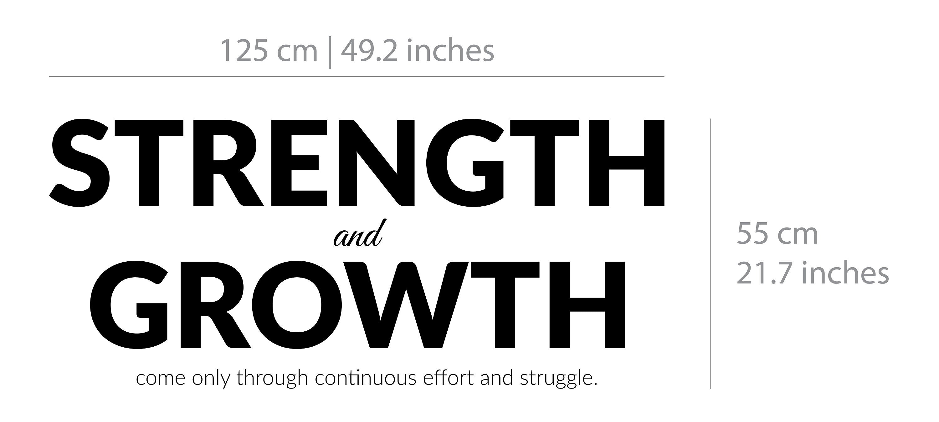 Strength and Growth Motivation , School , Office Business Quote - SKU:STGR-2