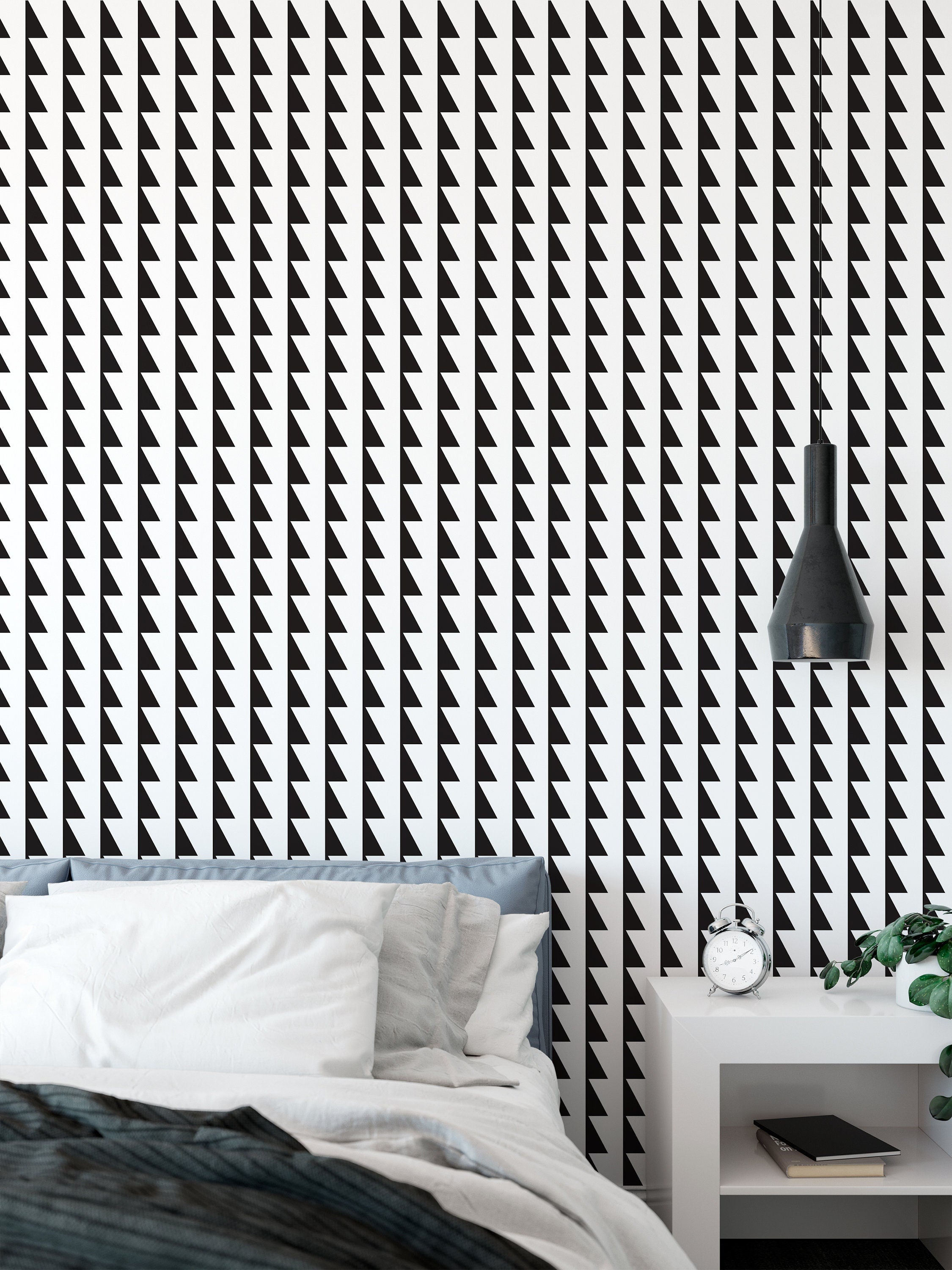 Wallpaper Roll - Small Patterns - Black and White - SKU:WRBW01-1