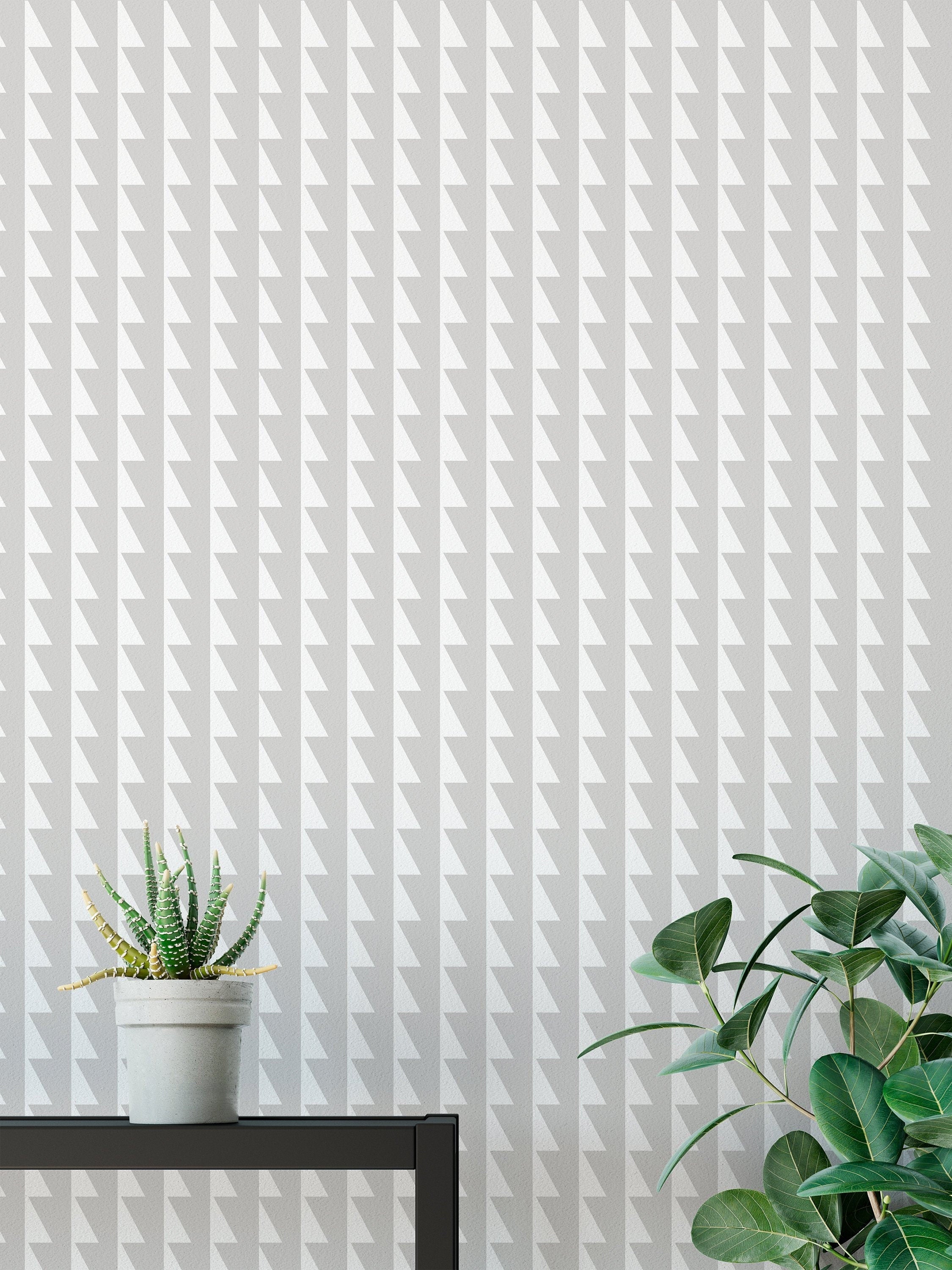 Wallpaper Roll - Small Patterns - Light Gray Rolled Wallpaper   - SKU:WRLG01-0