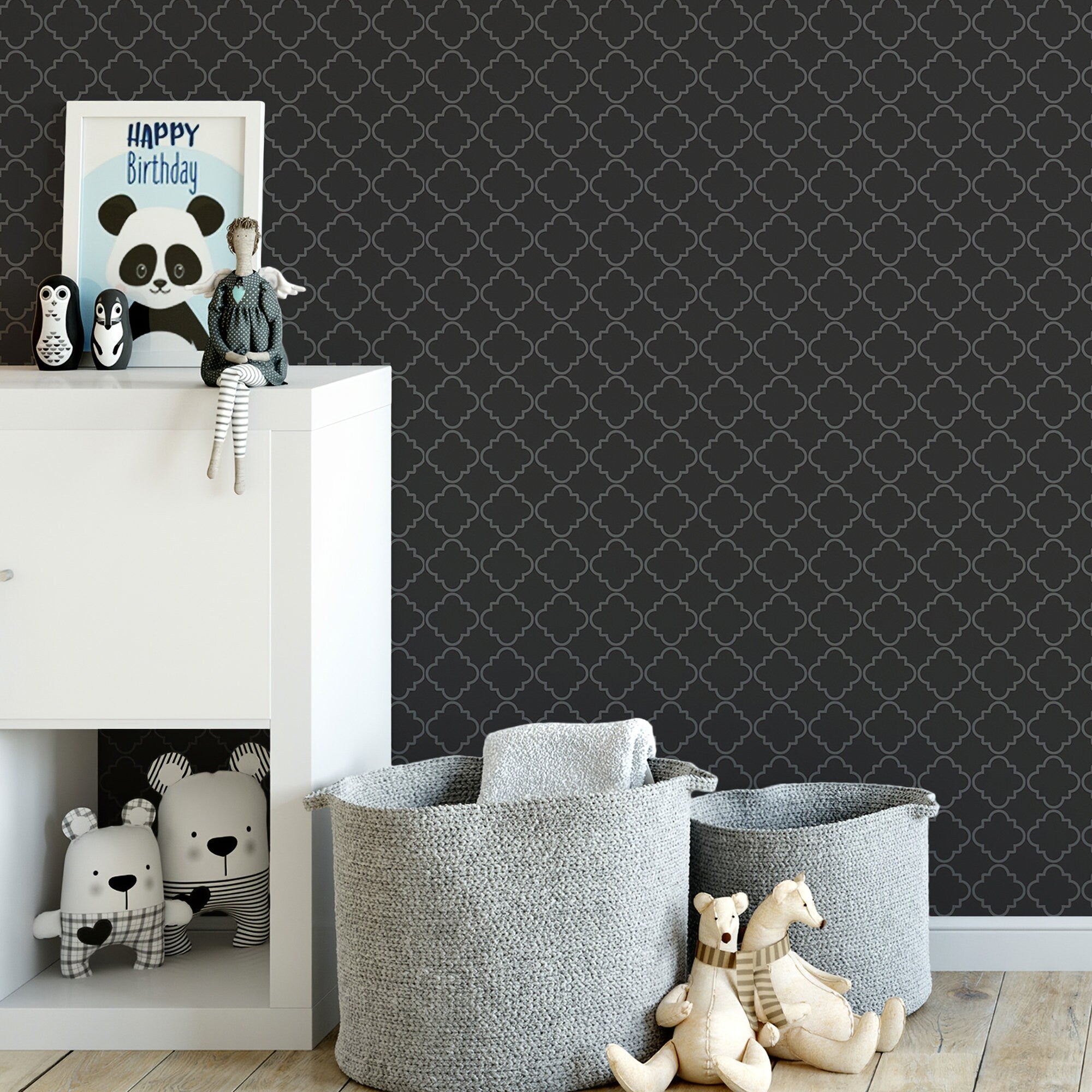 Minimalist Removable Wallpaper Self Adhesive Geometric Wallpaper Temporary Wallpaper Minimal Removable Wall Paper Removable - SKU:WRBL04-1