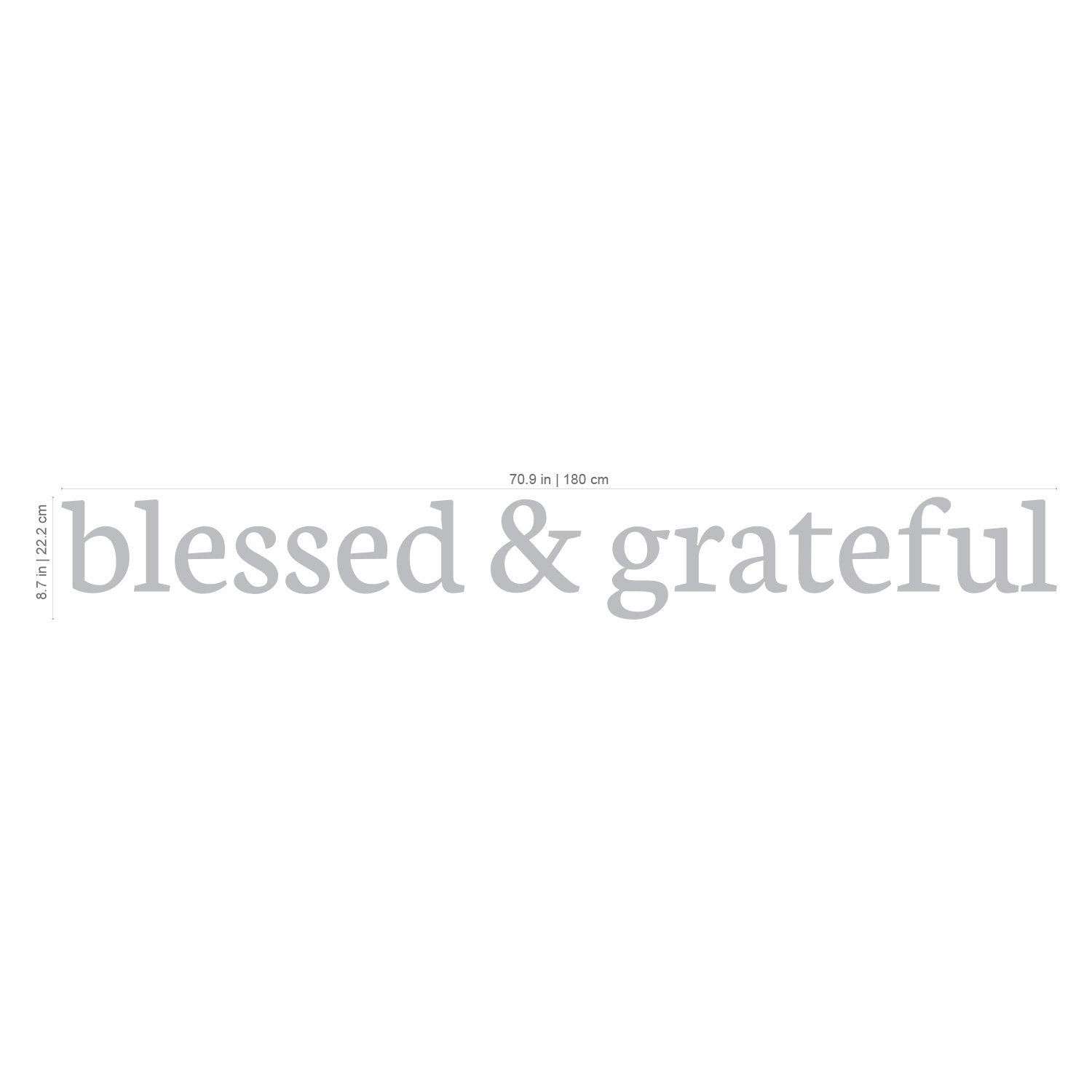 Blessed and Grateful , Thankful sign, Thankful Quote Blessed & Grateful , Thankful Quote, Grateful Blessed Life - SKU:BLES-2