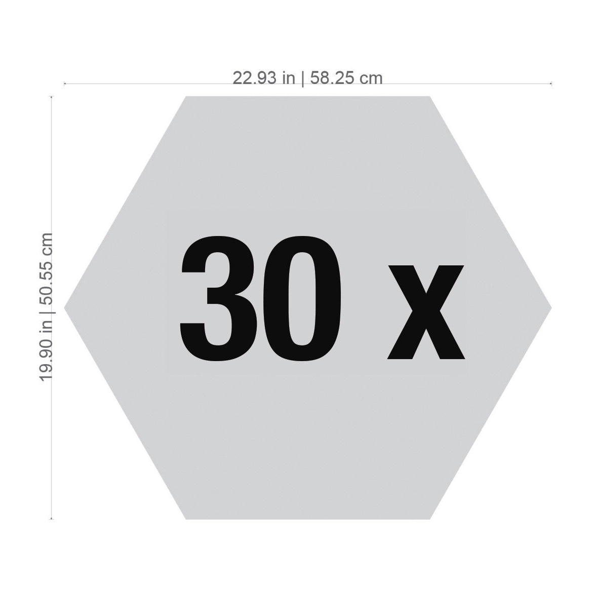 3D Hexagon Wall Decor (Pack 30)-2