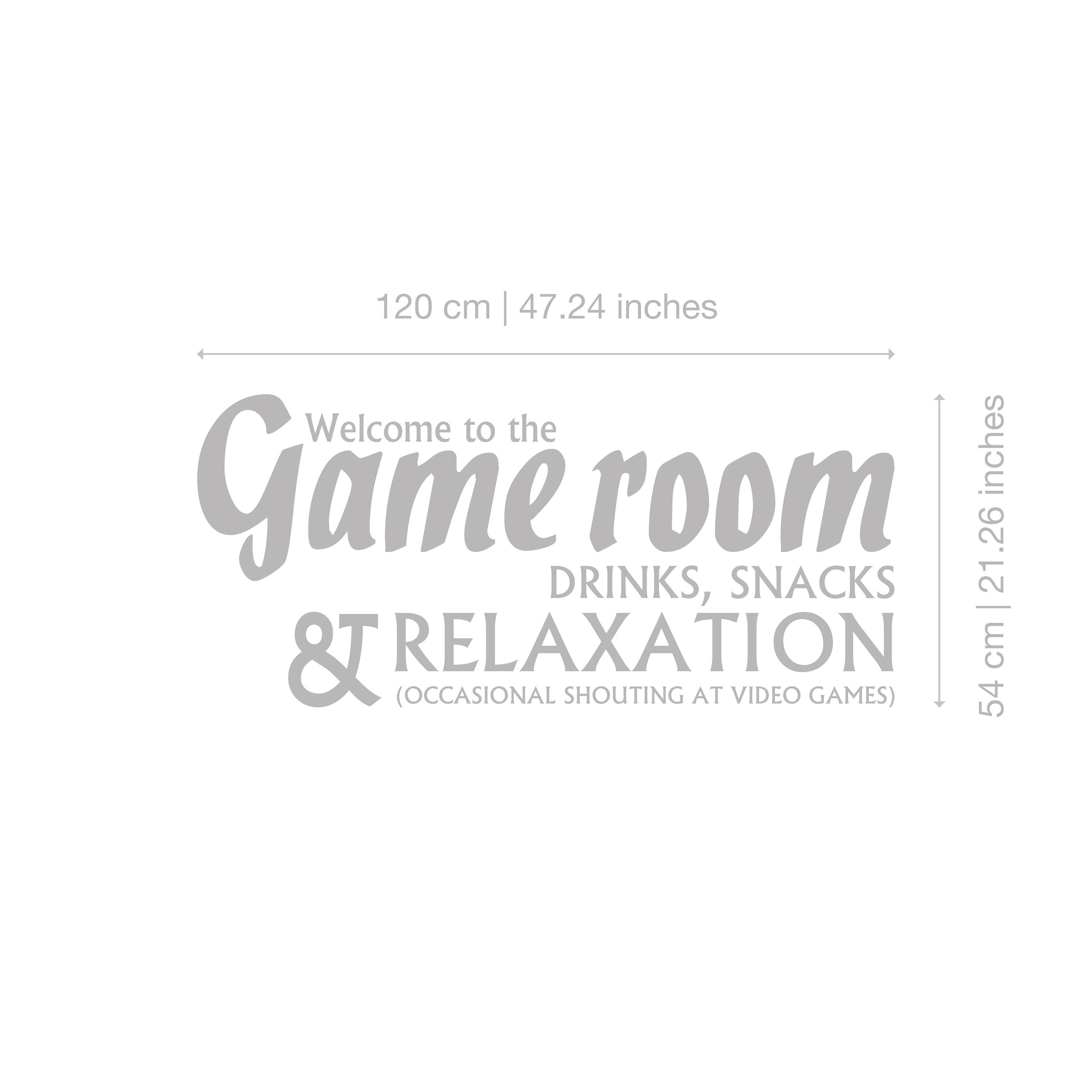 Game Decor - Gaming - Gaming Decor - Gaming Decal - Gaming Stickers - Game Room - Welcome to the Game Room - SKU:WTGR-2