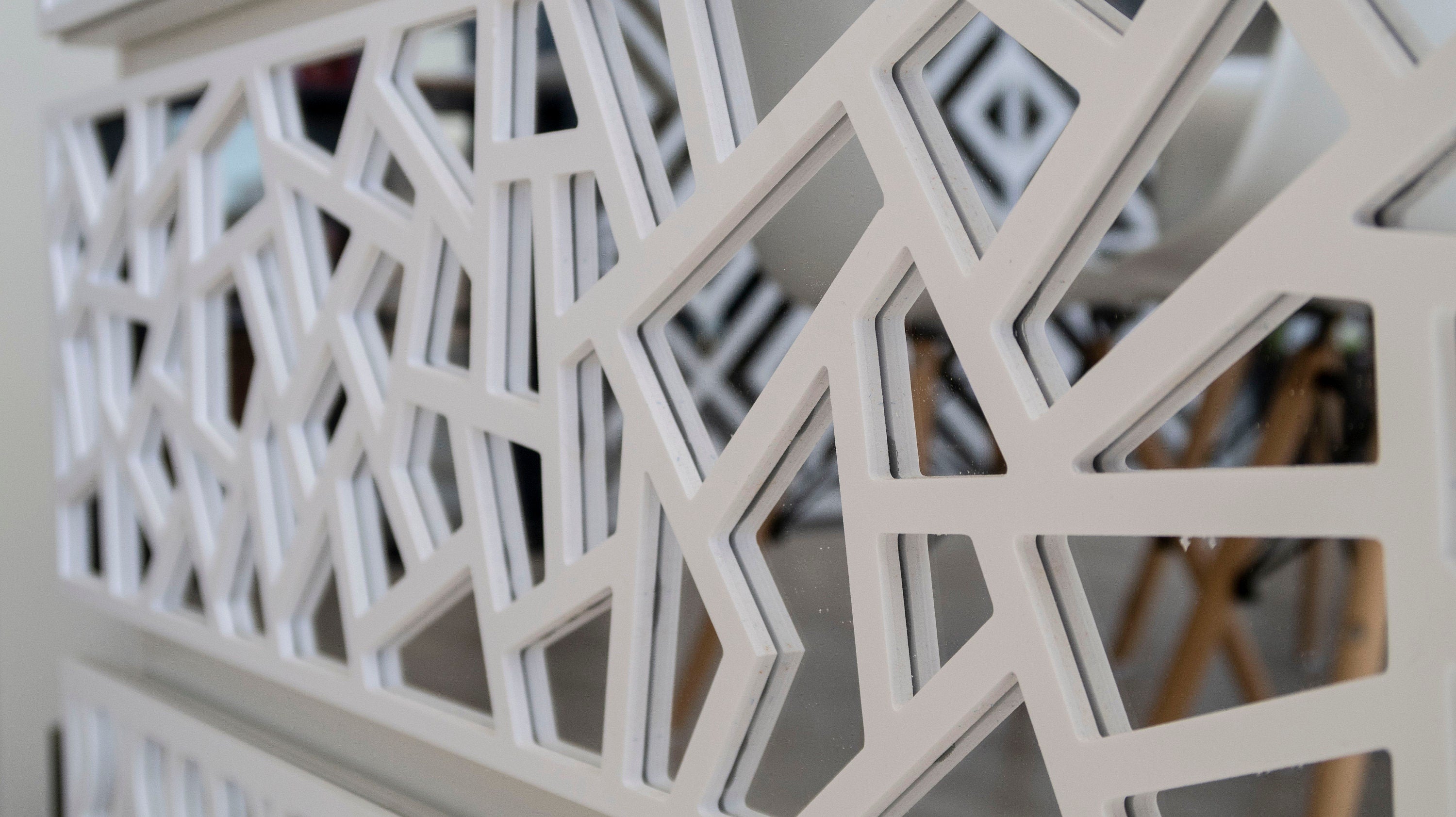 Fretwork, Trellis, Overlays, Furniture Appliques, Makeover, Mirror, Furniture Applique, Malm Kits, Refurbish, SKU:CoralMI-0